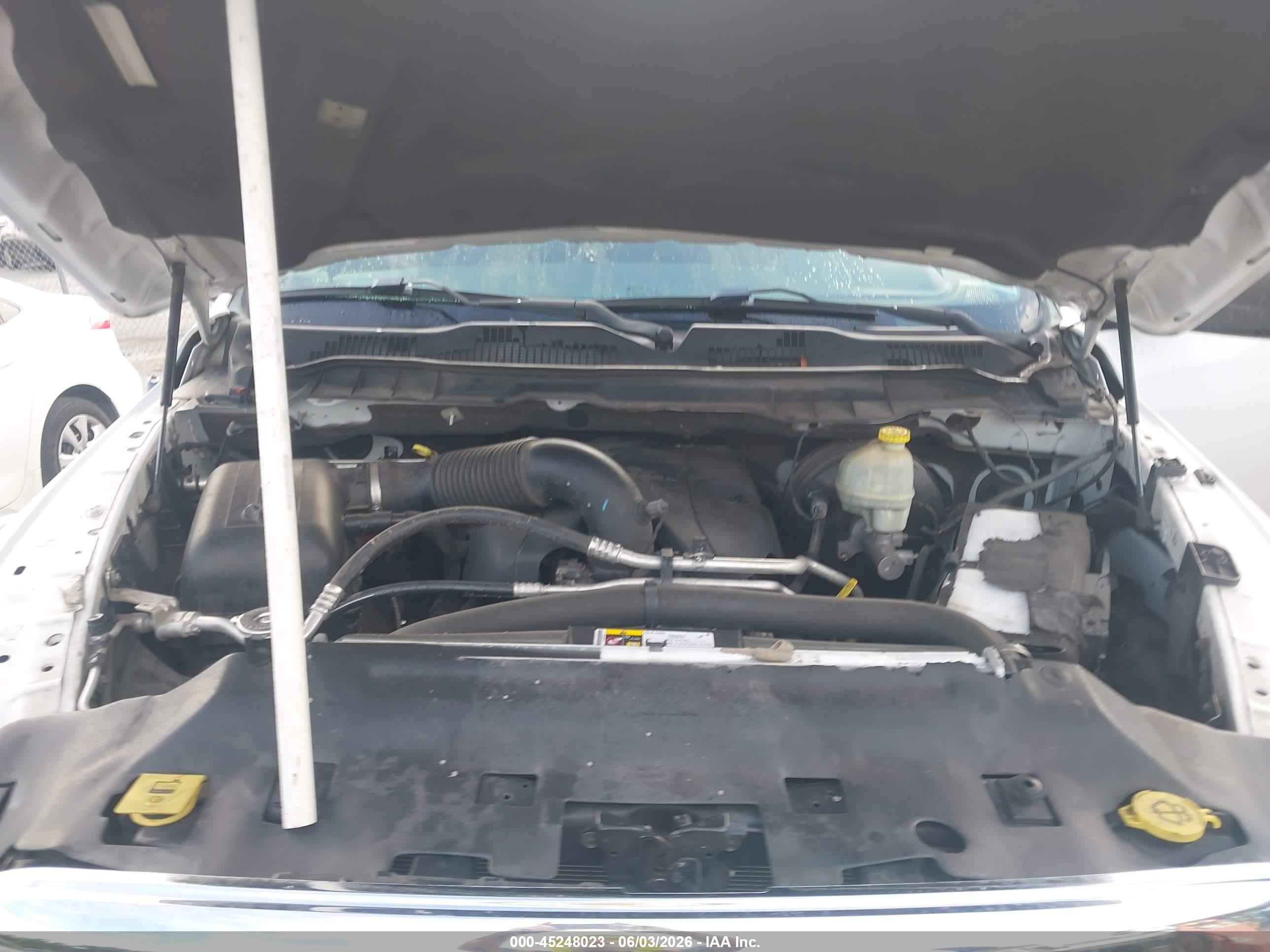 2014 Ram 1500 Tradesman White vin: 1C6RR6KT7ES154733