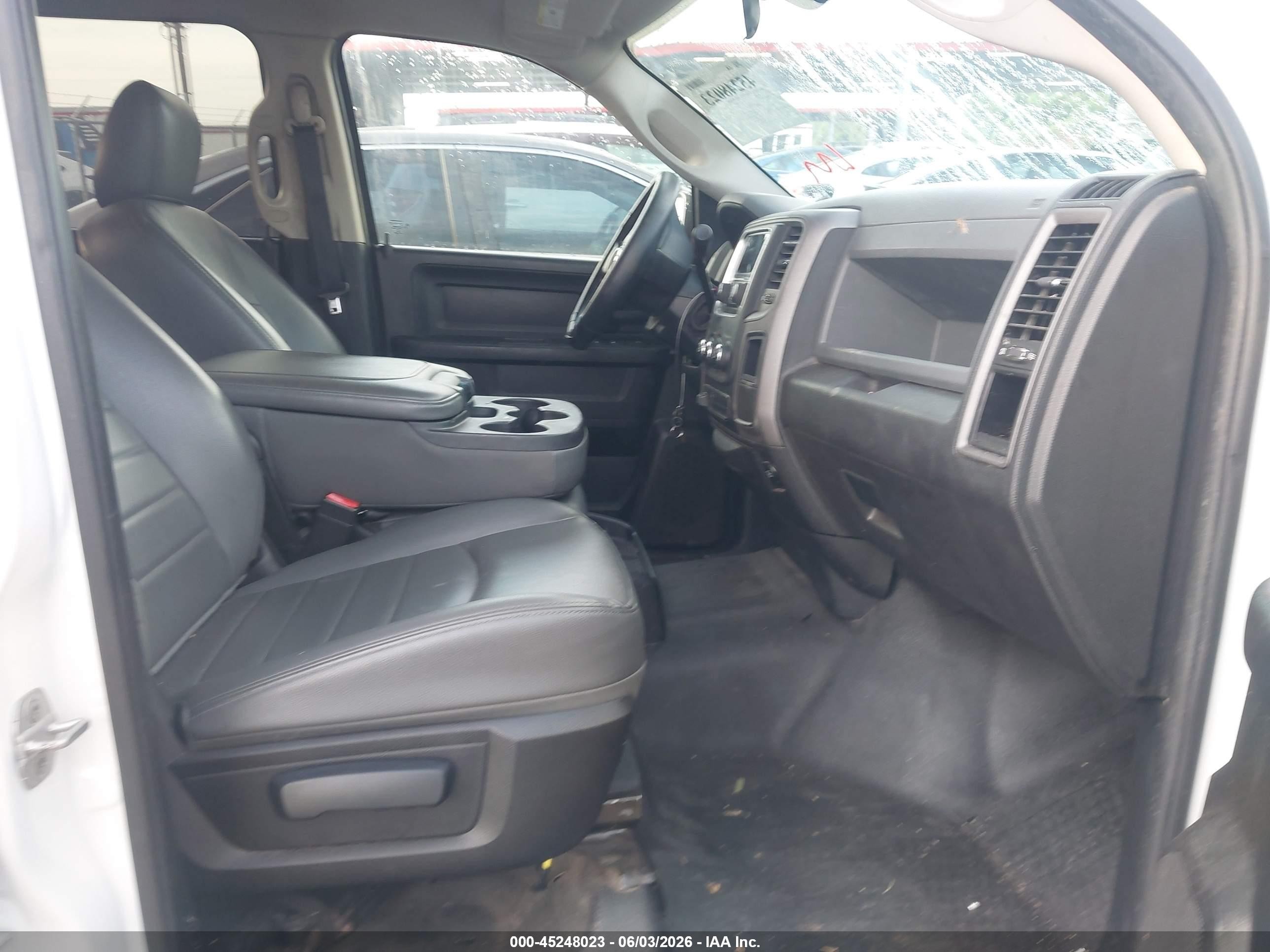 2014 Ram 1500 Tradesman White vin: 1C6RR6KT7ES154733