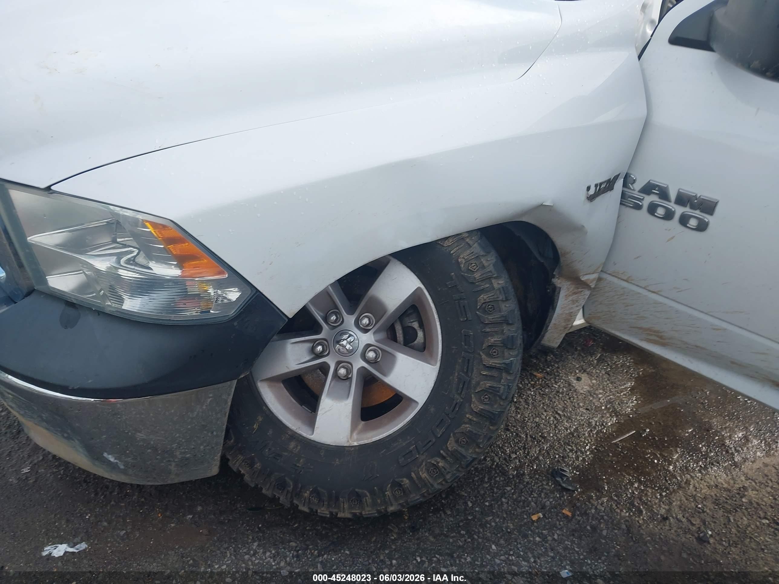 2014 Ram 1500 Tradesman White vin: 1C6RR6KT7ES154733
