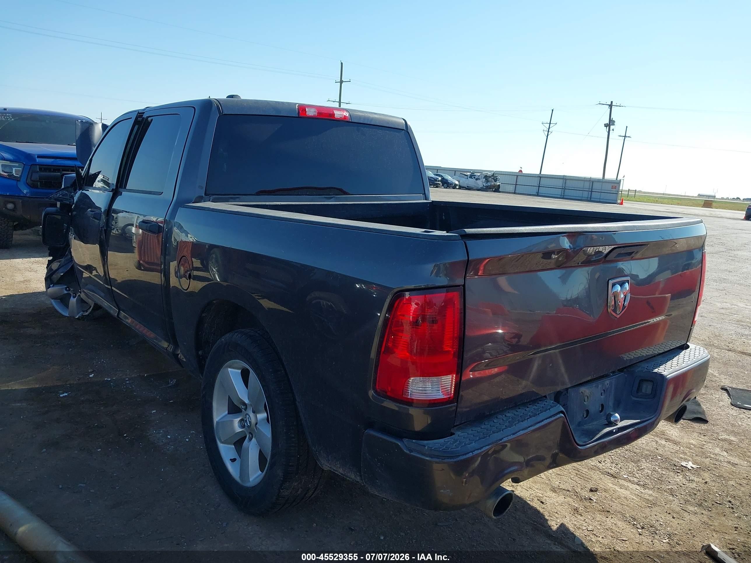 2014 Ram 1500 Express Серый vin: 1C6RR6KT7ES173010
