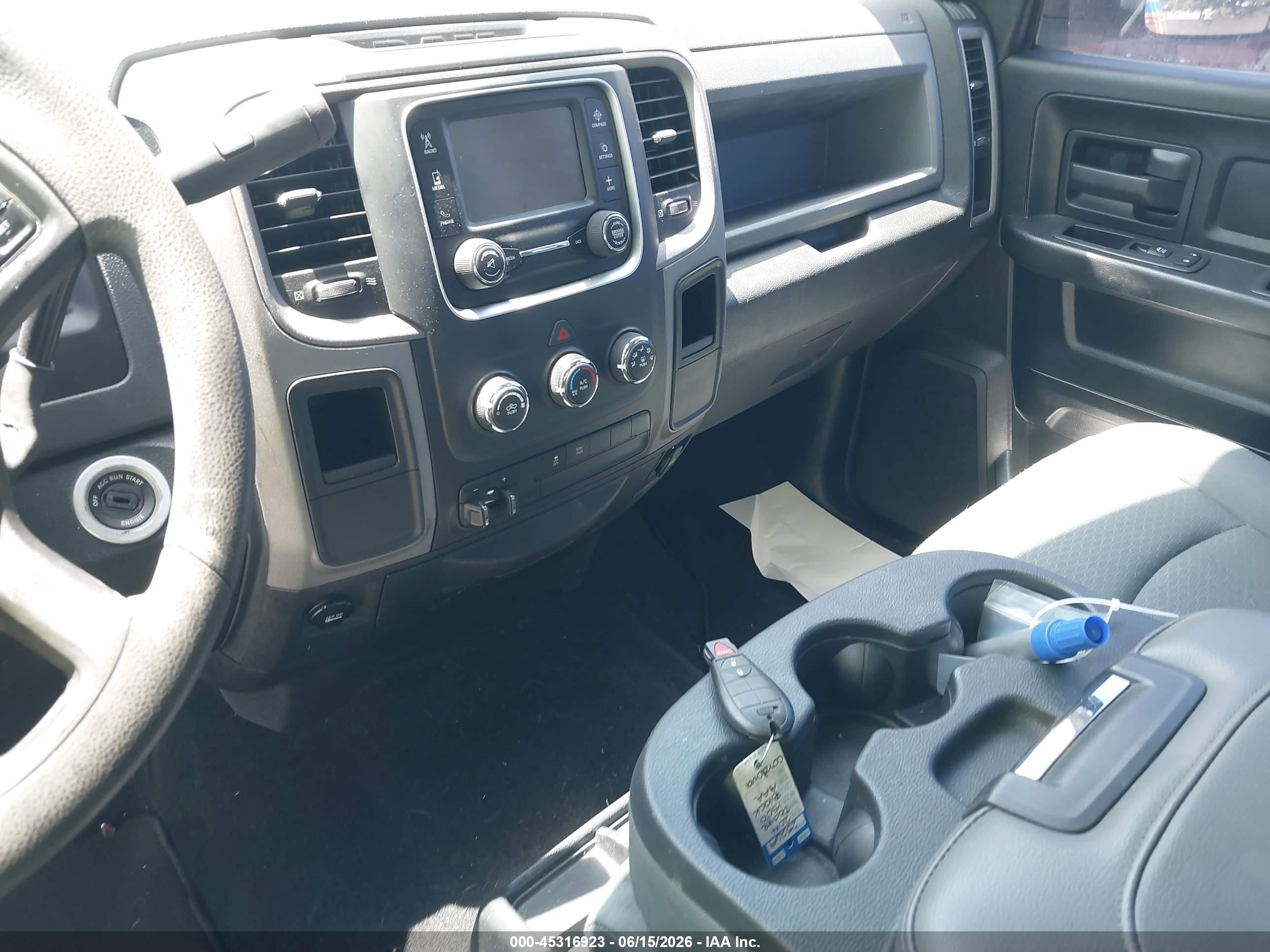 2014 Ram 1500 Express Black vin: 1C6RR6KT7ES197789