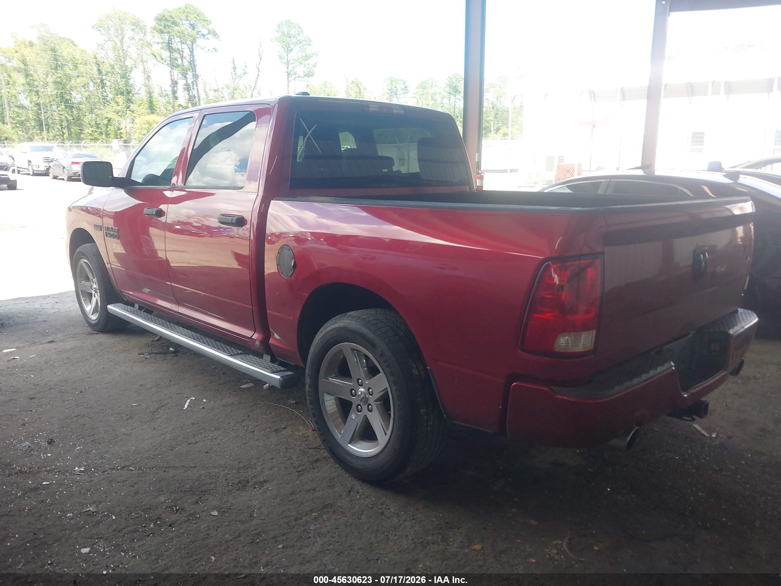 2014 Ram 1500 Express Red vin: 1C6RR6KT7ES441912