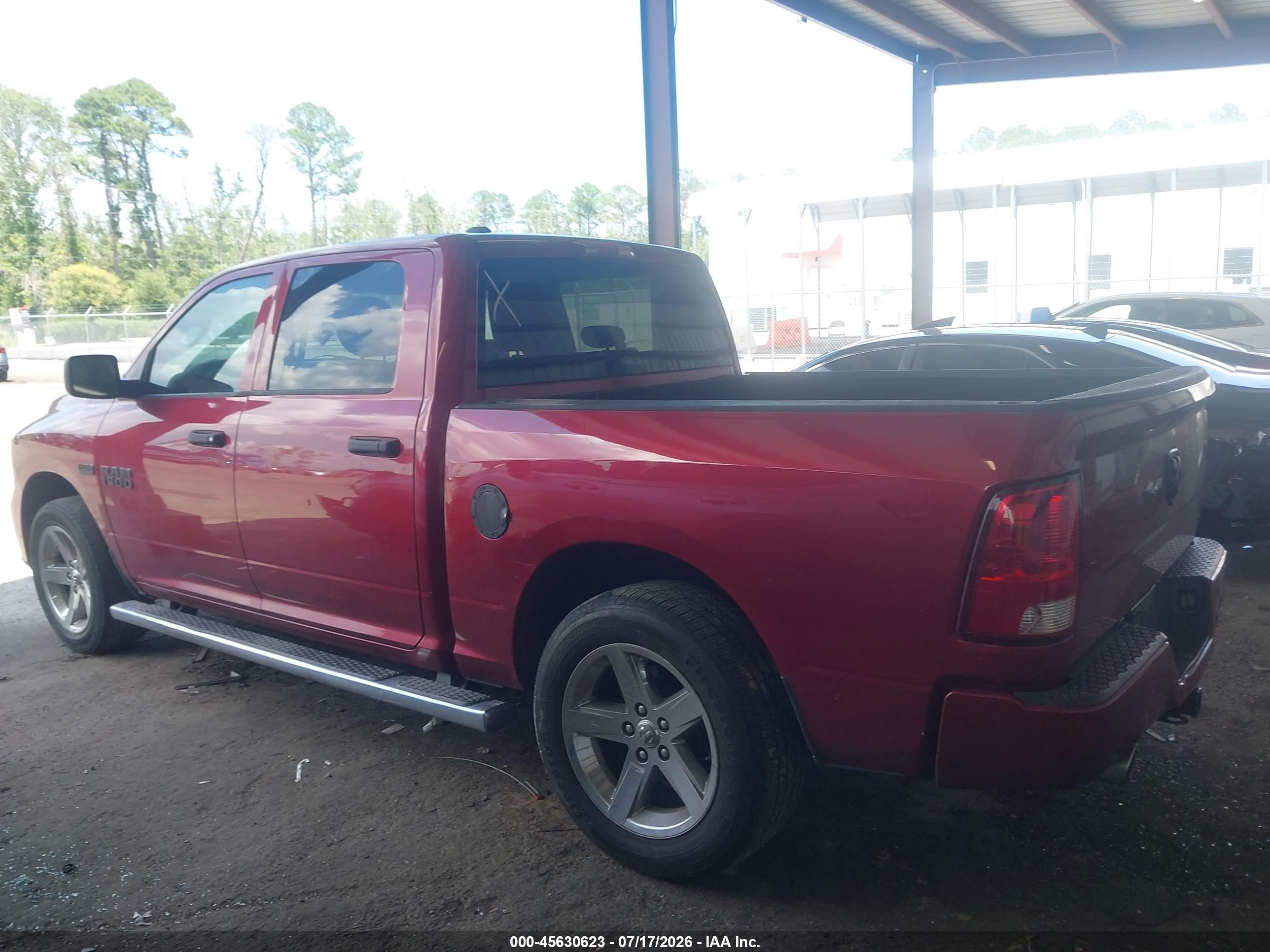 2014 Ram 1500 Express Red vin: 1C6RR6KT7ES441912