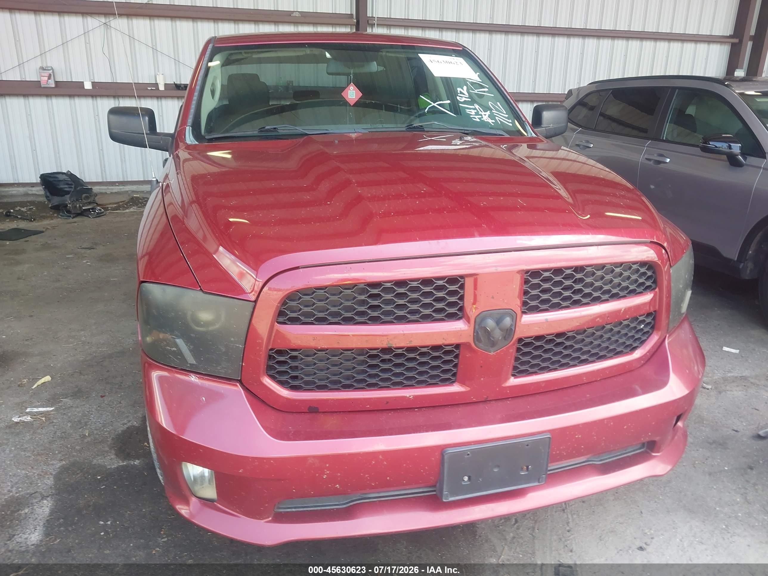 2014 Ram 1500 Express Red vin: 1C6RR6KT7ES441912
