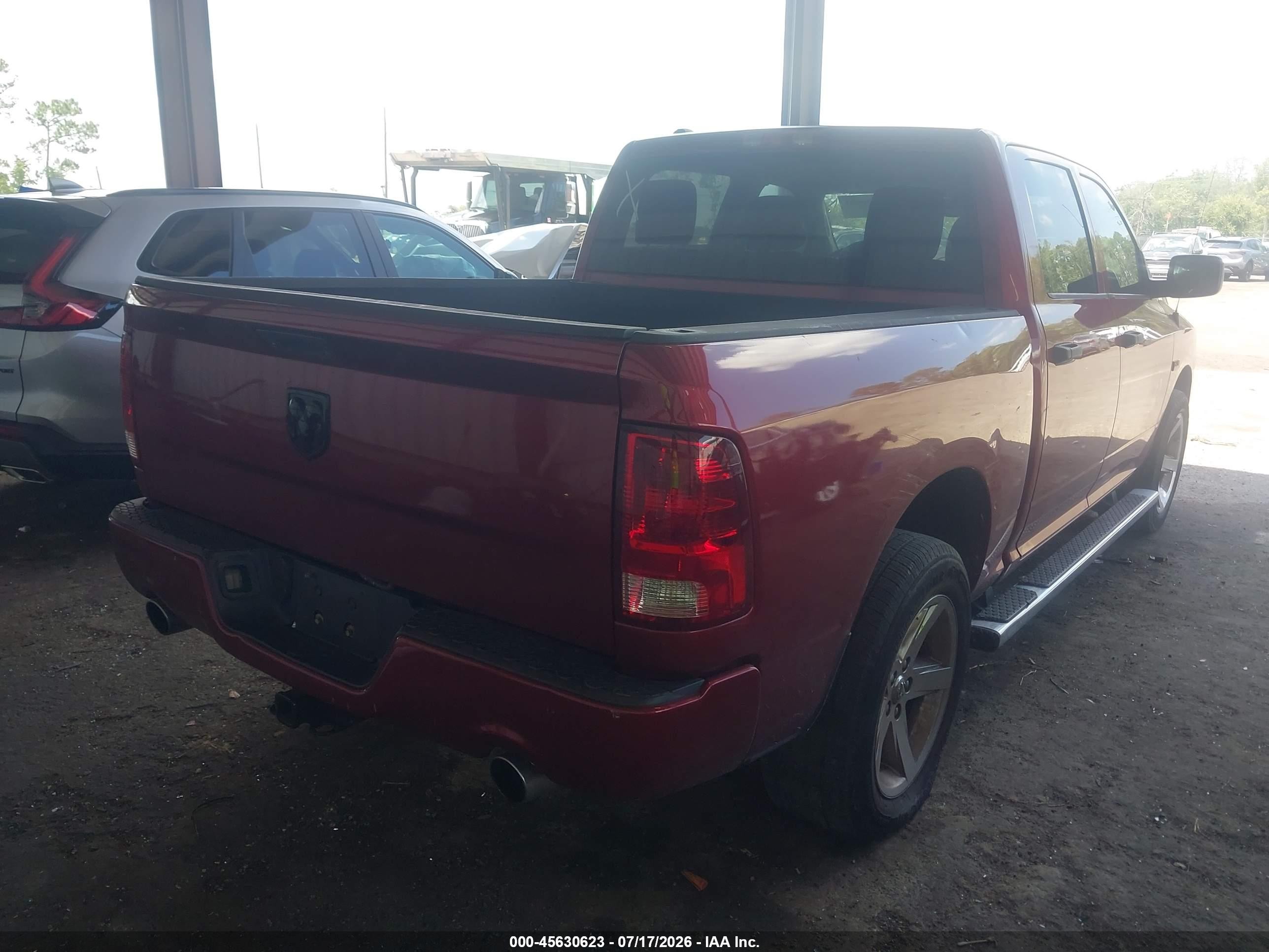 2014 Ram 1500 Express Red vin: 1C6RR6KT7ES441912