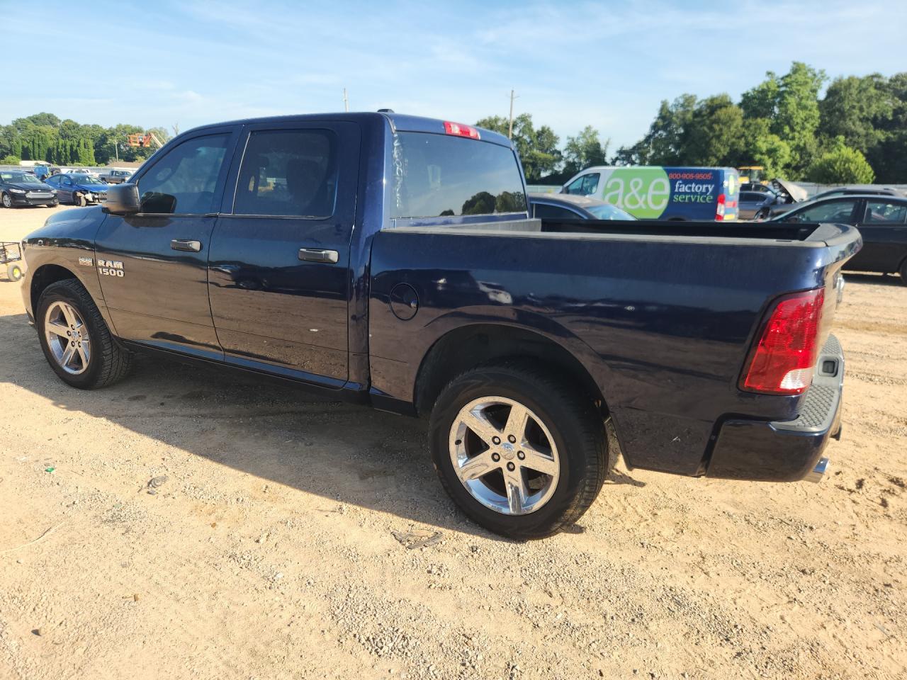 2015 Ram 1500 St Blue vin: 1C6RR6KT7FS592069 Damage: Left Bed Side, Heavy Scratch, 1 To 2 Inches