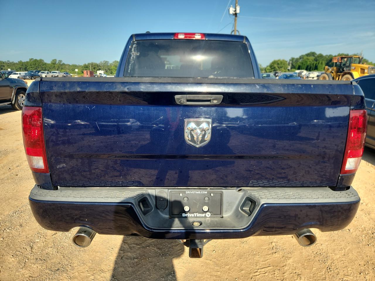 2015 Ram 1500 St Blue vin: 1C6RR6KT7FS592069 Damage: Tailgate, Dent(S) W/ Paint Dmg, 1 To 2 Inches