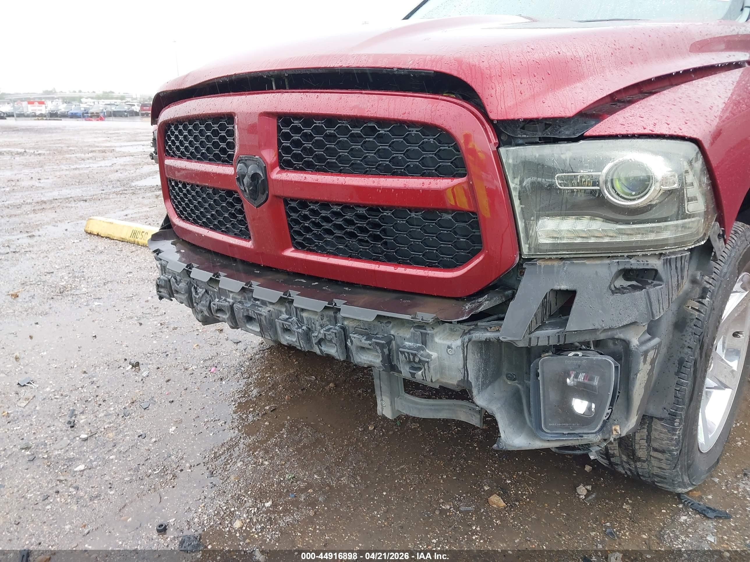 2015 Ram 1500 Express Red vin: 1C6RR6KT7FS722058