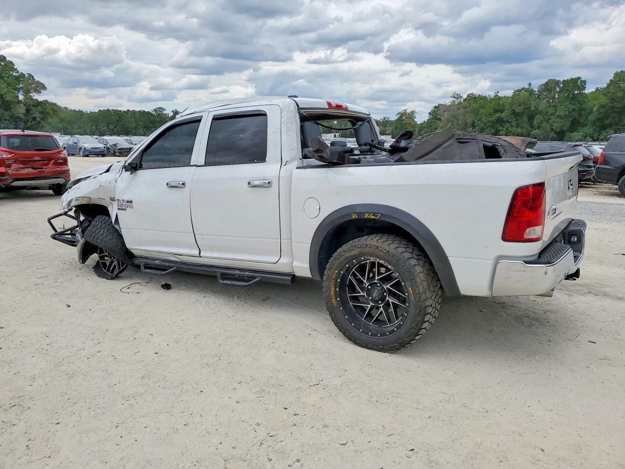 2019 Ram 1500 Classic Tradesman Белый vin: 1C6RR6KT7KS746662