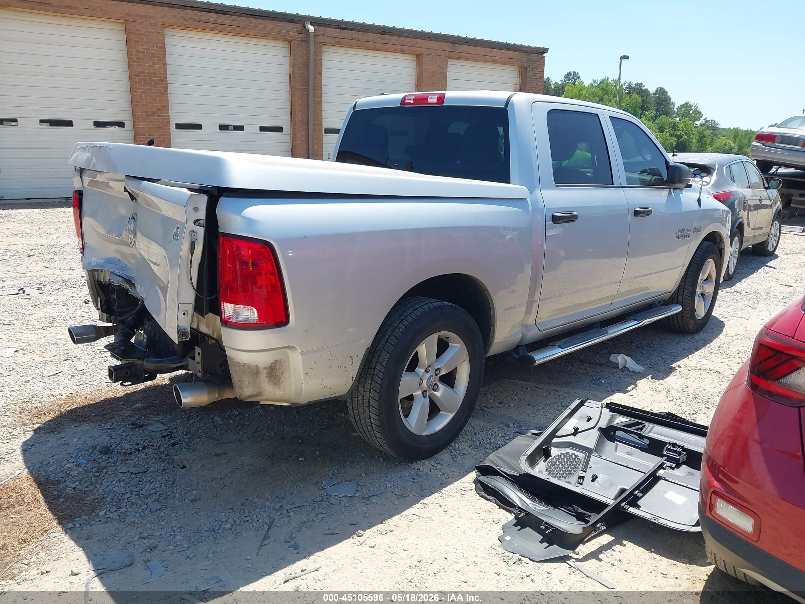 2015 Ram 1500 Express Silver vin: 1C6RR6KT8FS505814