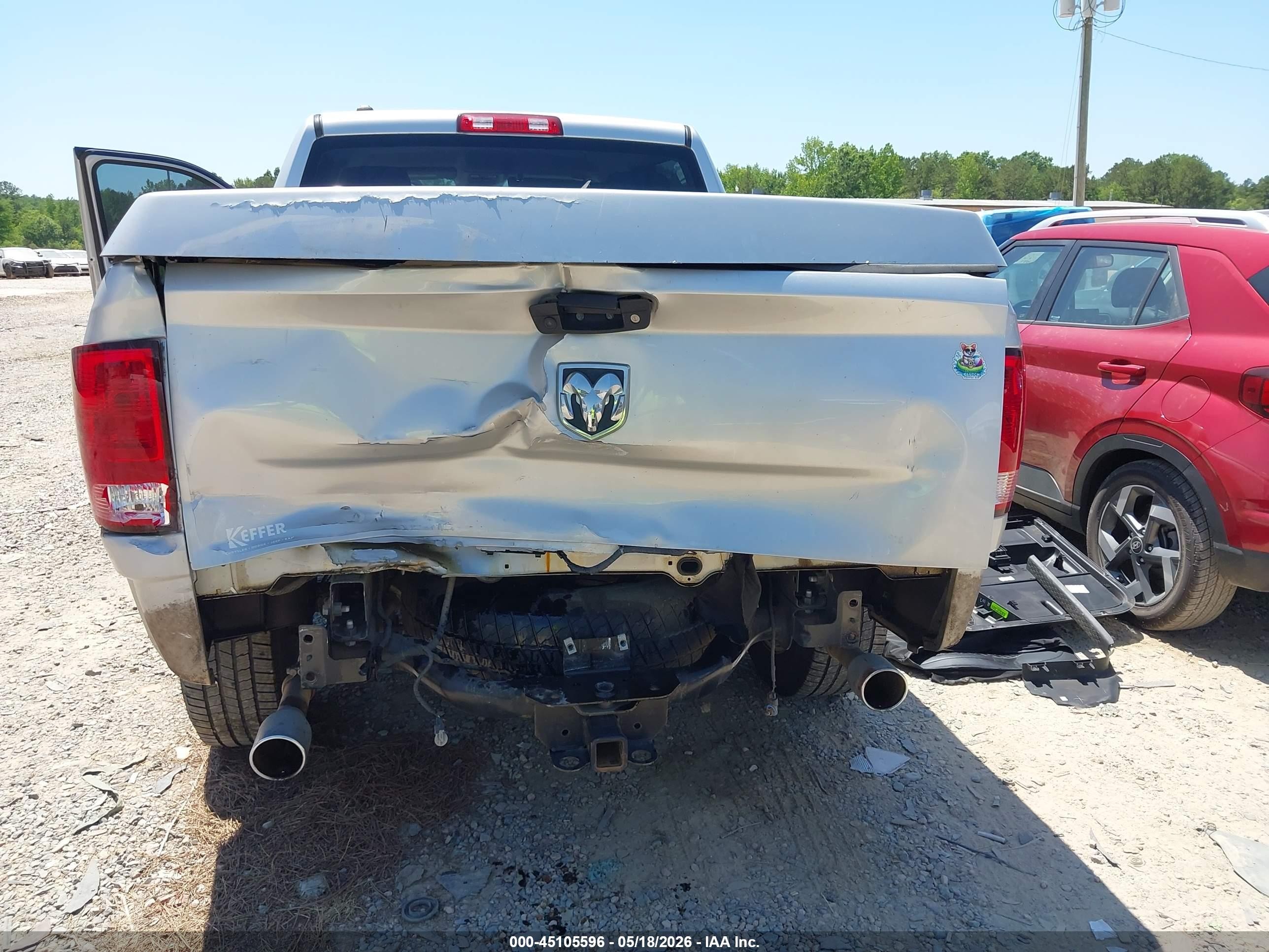 2015 Ram 1500 Express Silver vin: 1C6RR6KT8FS505814