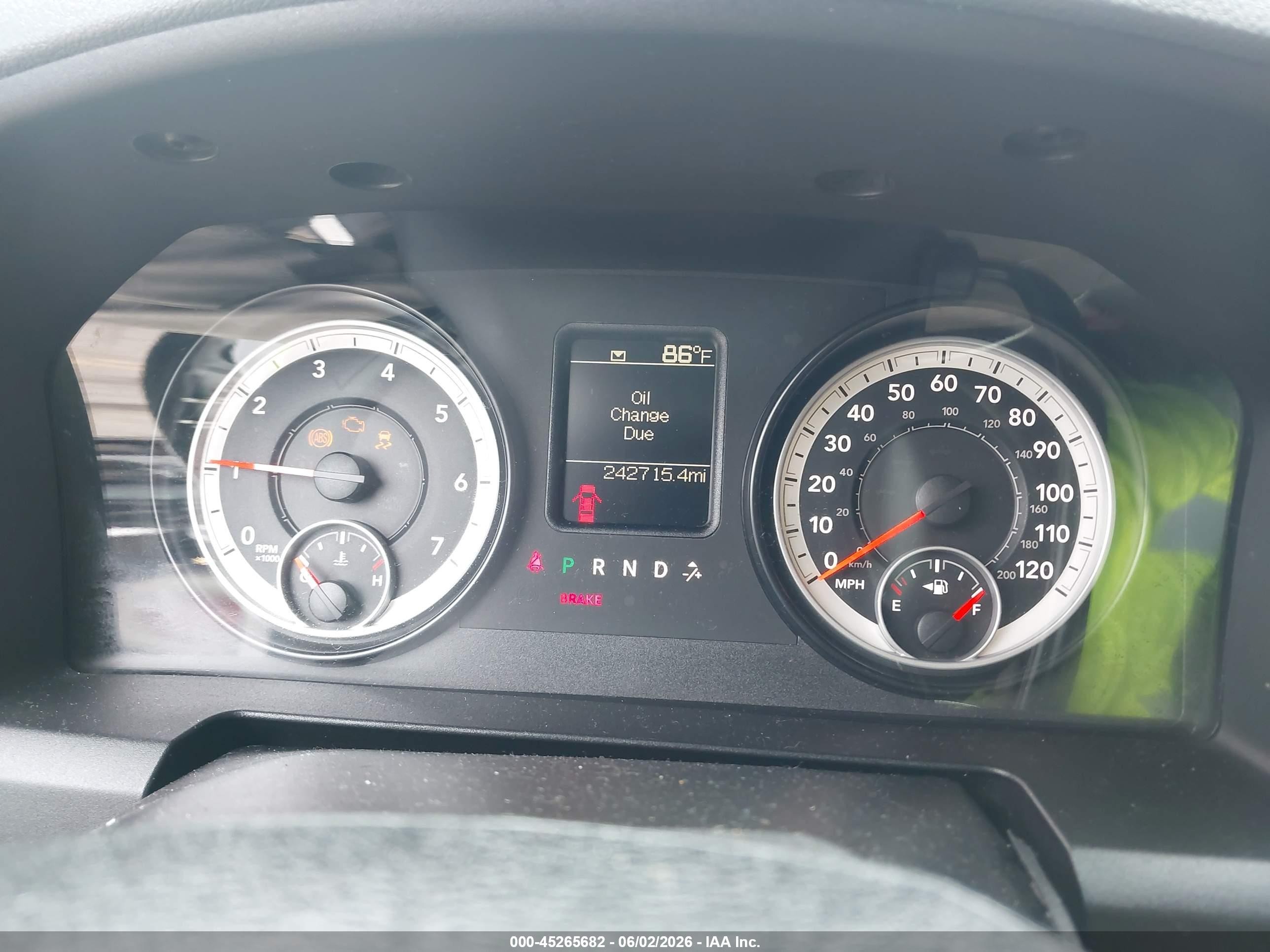 2013 Ram 1500 Tradesman White vin: 1C6RR6KT9DS705632