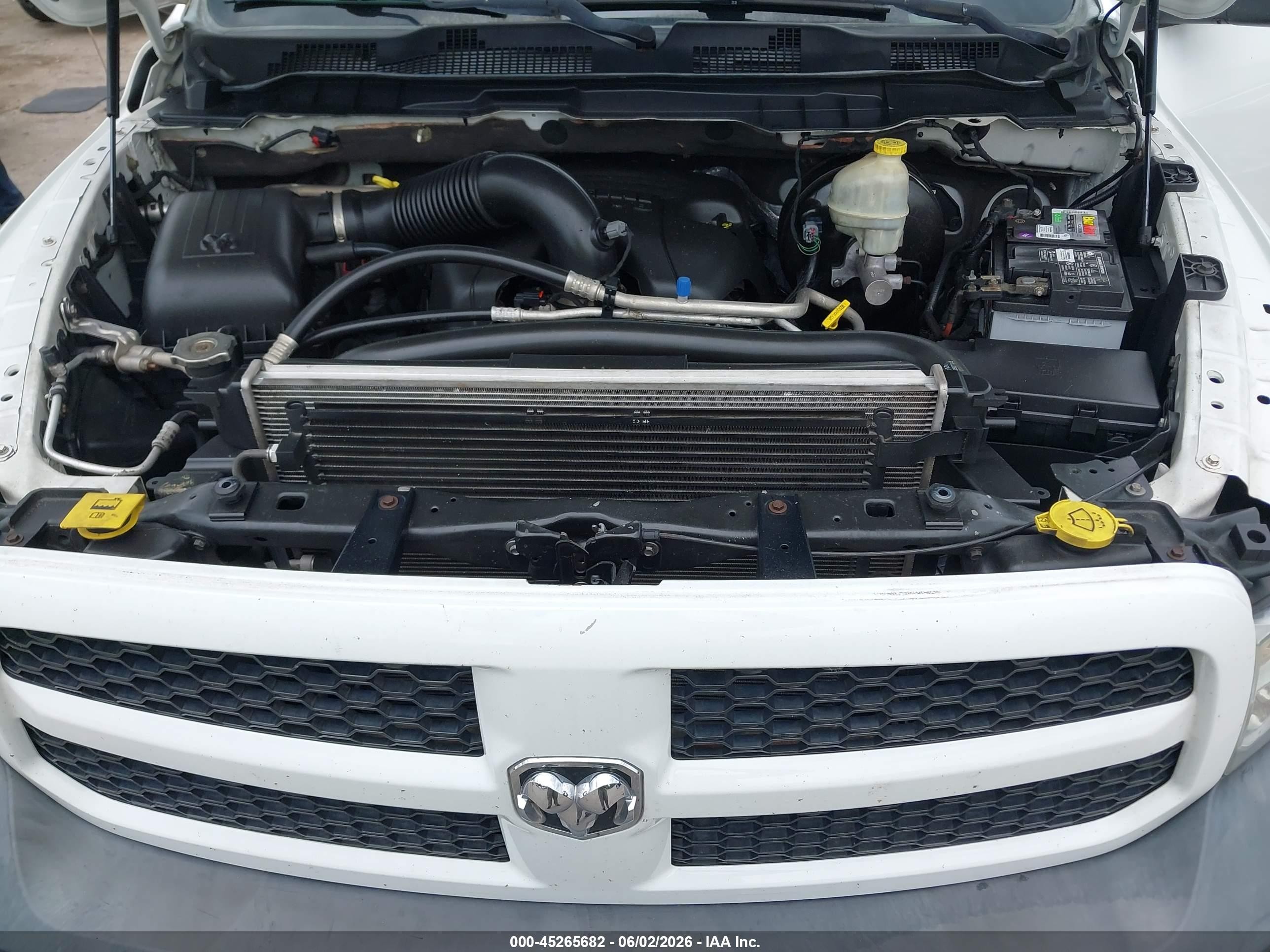 2013 Ram 1500 Tradesman White vin: 1C6RR6KT9DS705632