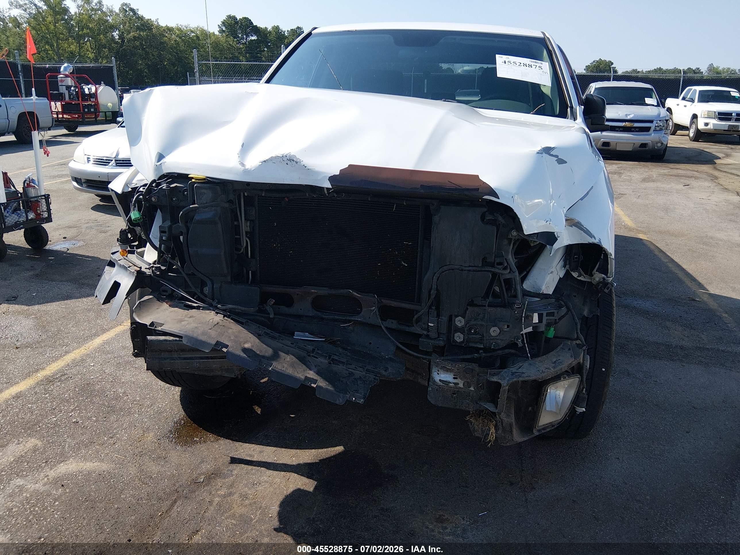 2014 Ram 1500 Express Белый vin: 1C6RR6KT9ES128943
