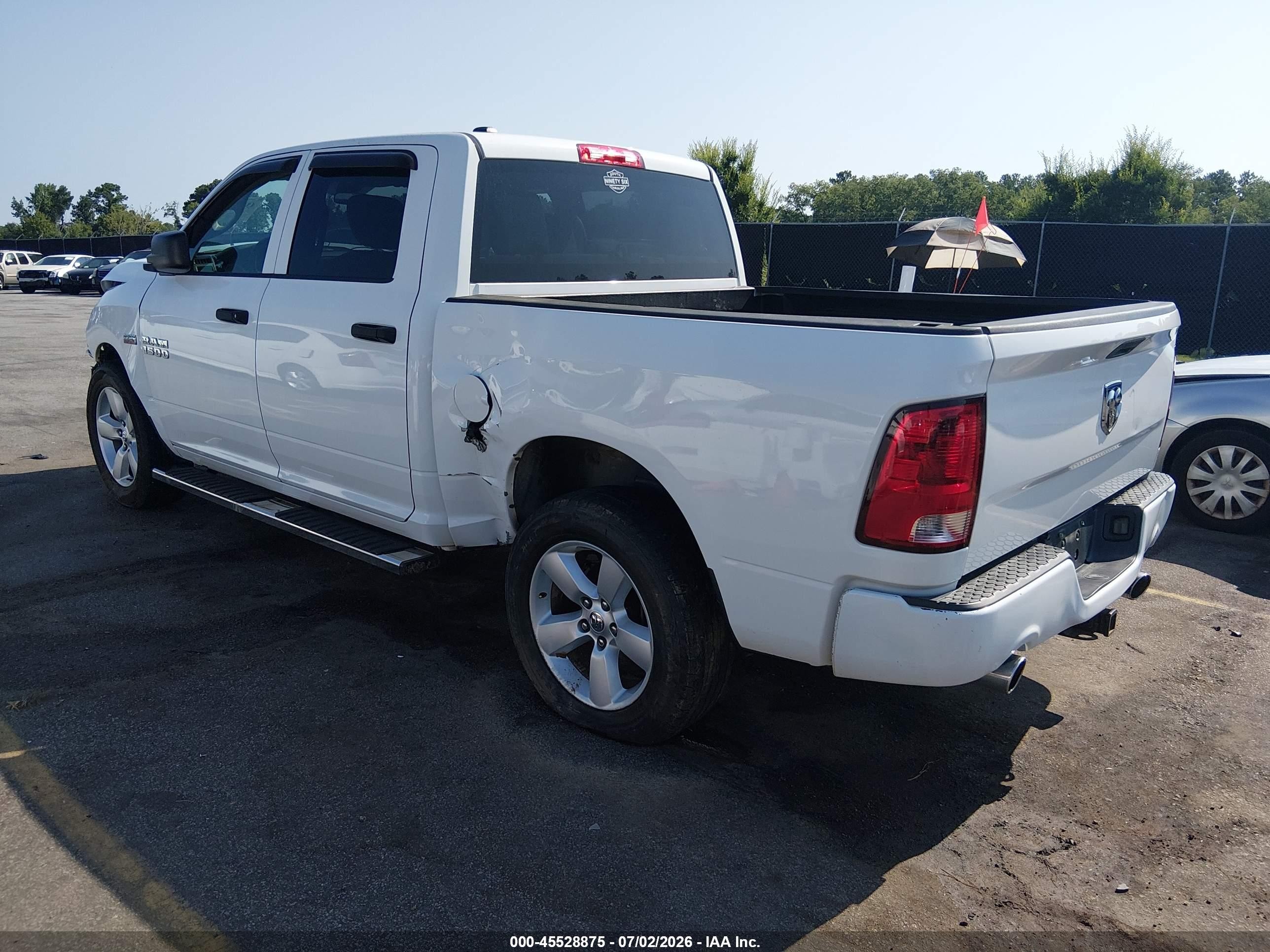 2014 Ram 1500 Express Белый vin: 1C6RR6KT9ES128943