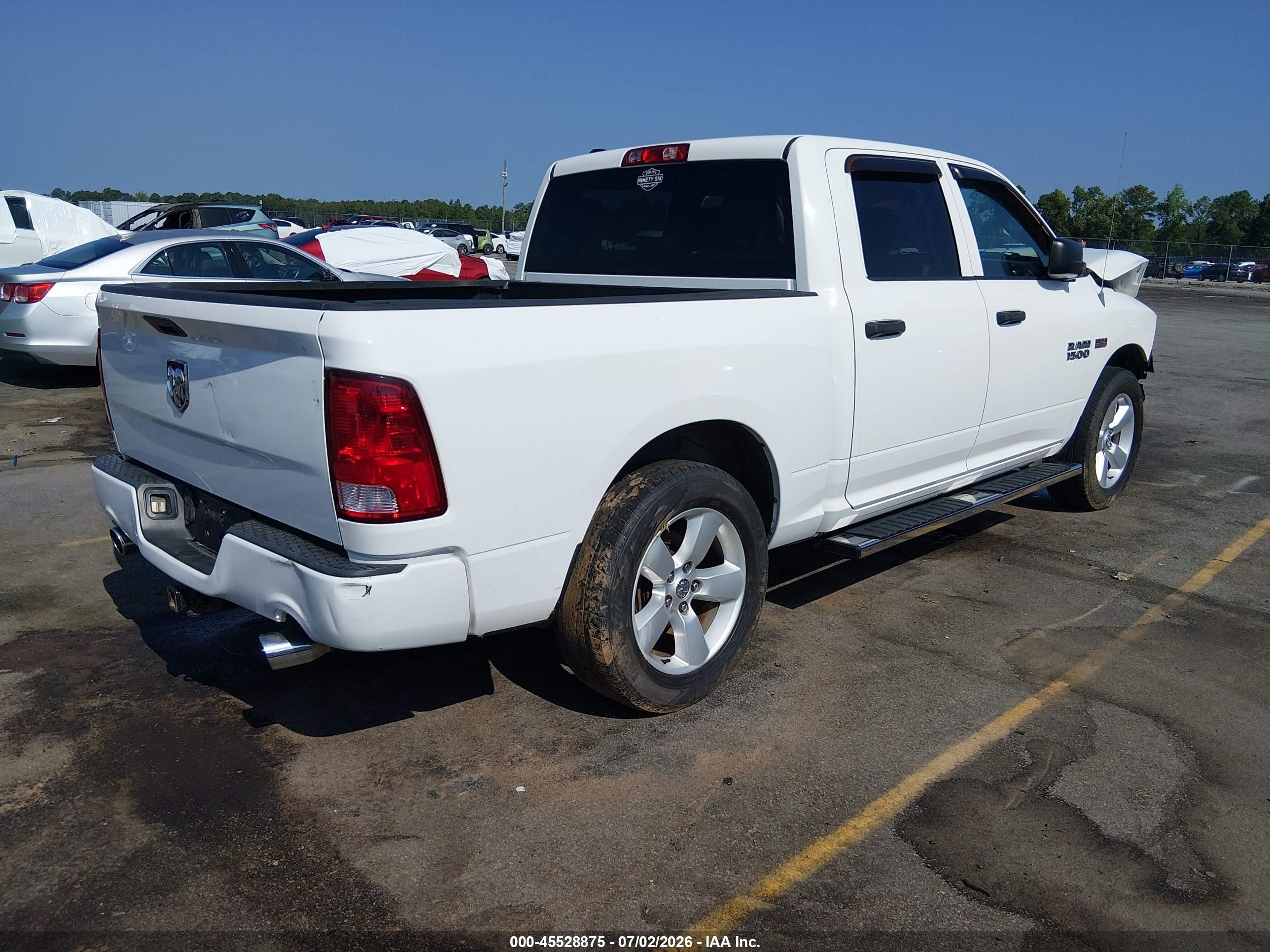 2014 Ram 1500 Express Белый vin: 1C6RR6KT9ES128943