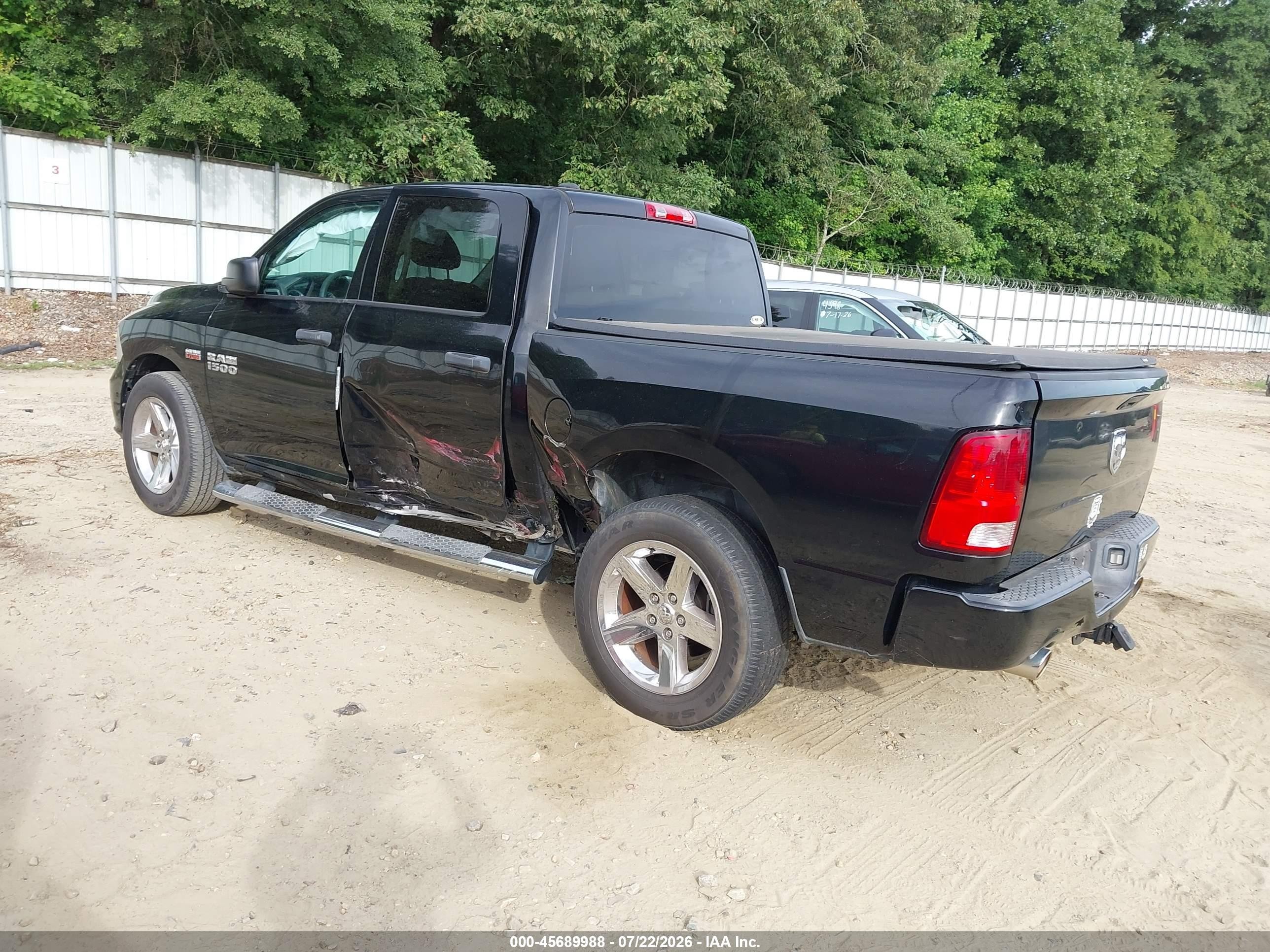 2014 Ram 1500 Express Black vin: 1C6RR6KT9ES413948