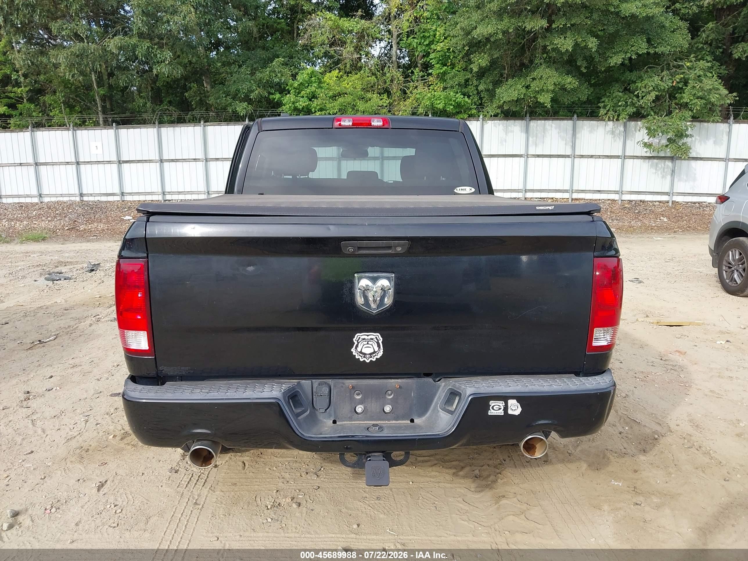 2014 Ram 1500 Express Black vin: 1C6RR6KT9ES413948