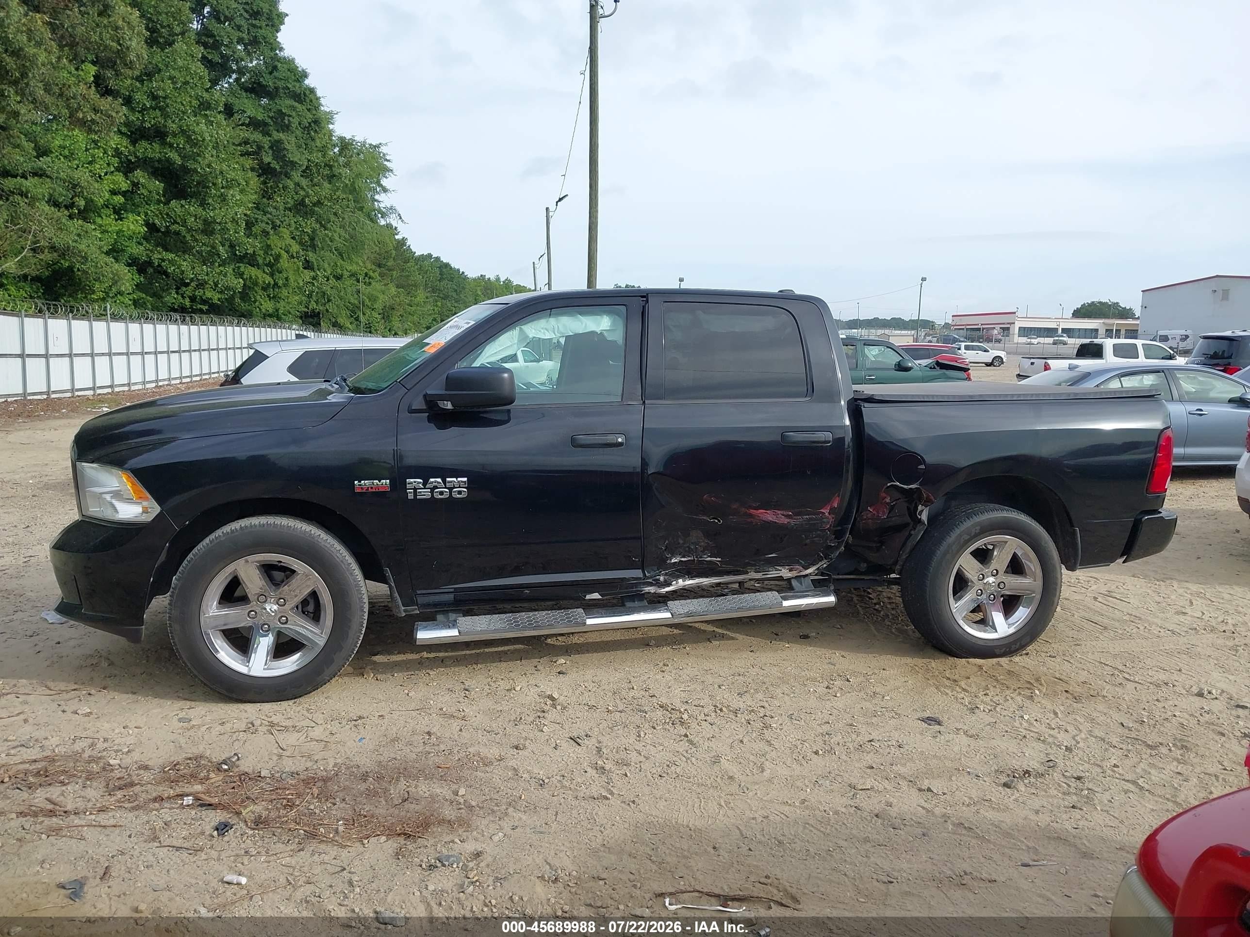 2014 Ram 1500 Express Black vin: 1C6RR6KT9ES413948