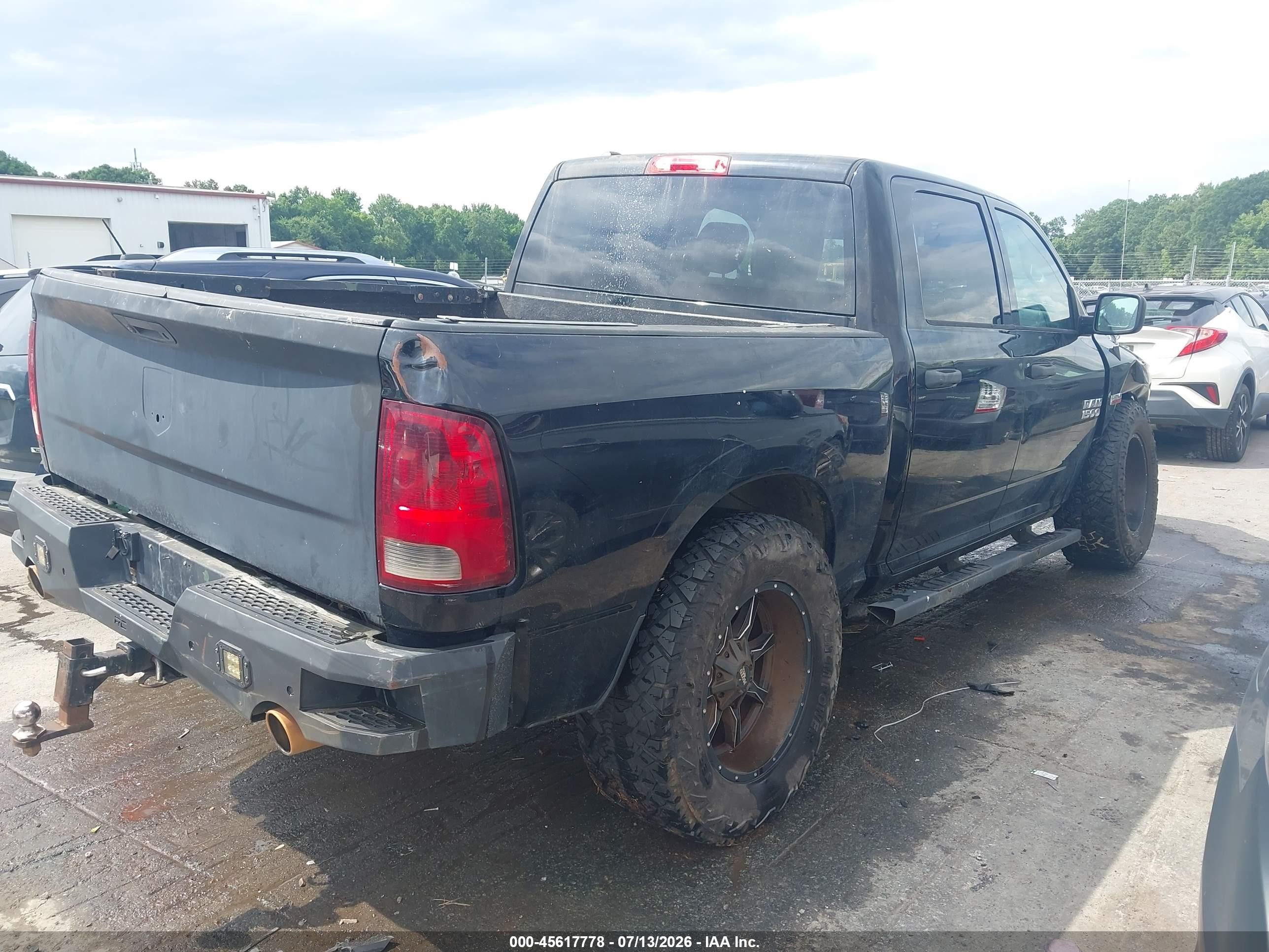 2015 Ram 1500 Express Black vin: 1C6RR6KT9FS582482