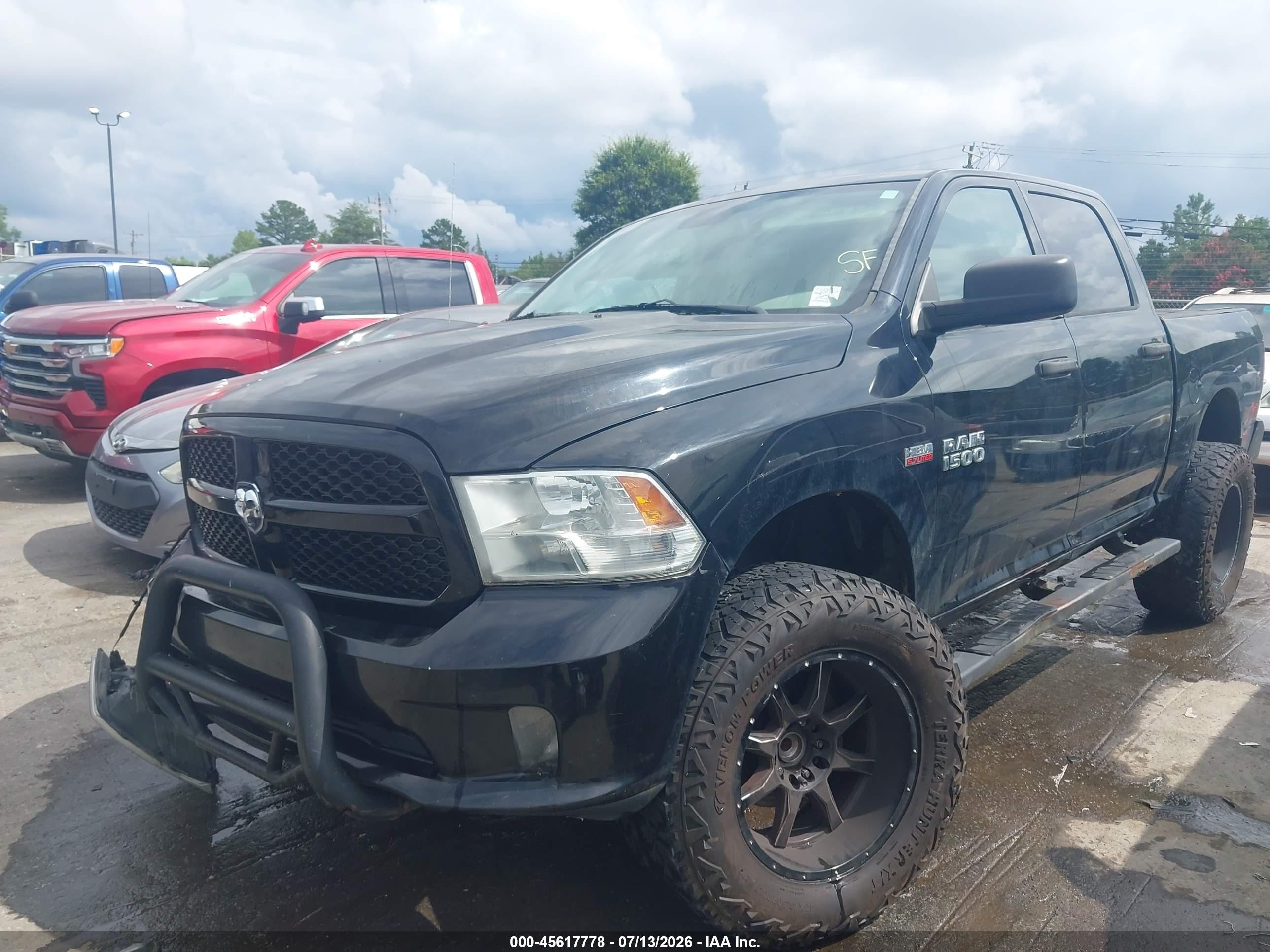 2015 Ram 1500 Express Black vin: 1C6RR6KT9FS582482