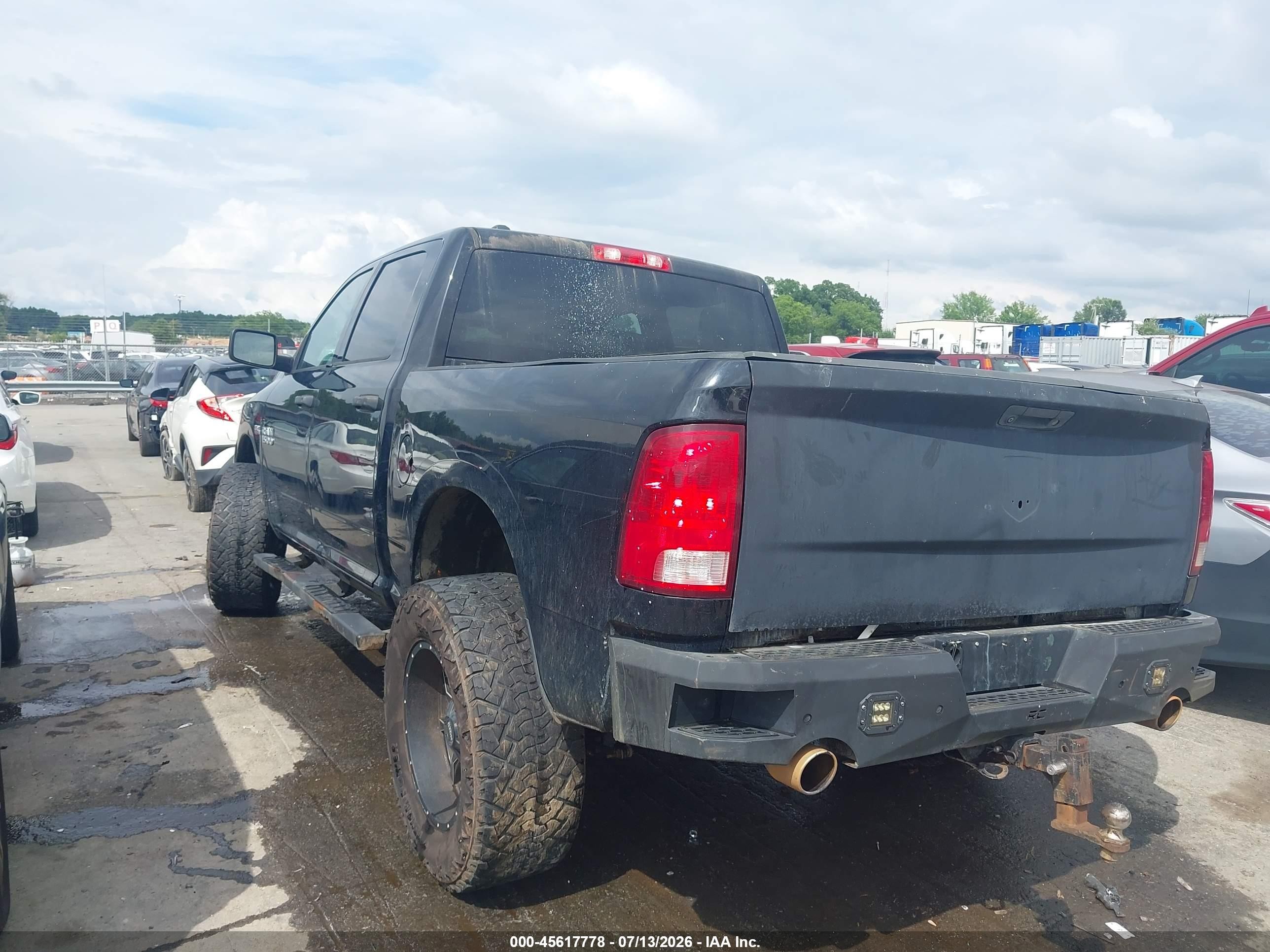 2015 Ram 1500 Express Black vin: 1C6RR6KT9FS582482