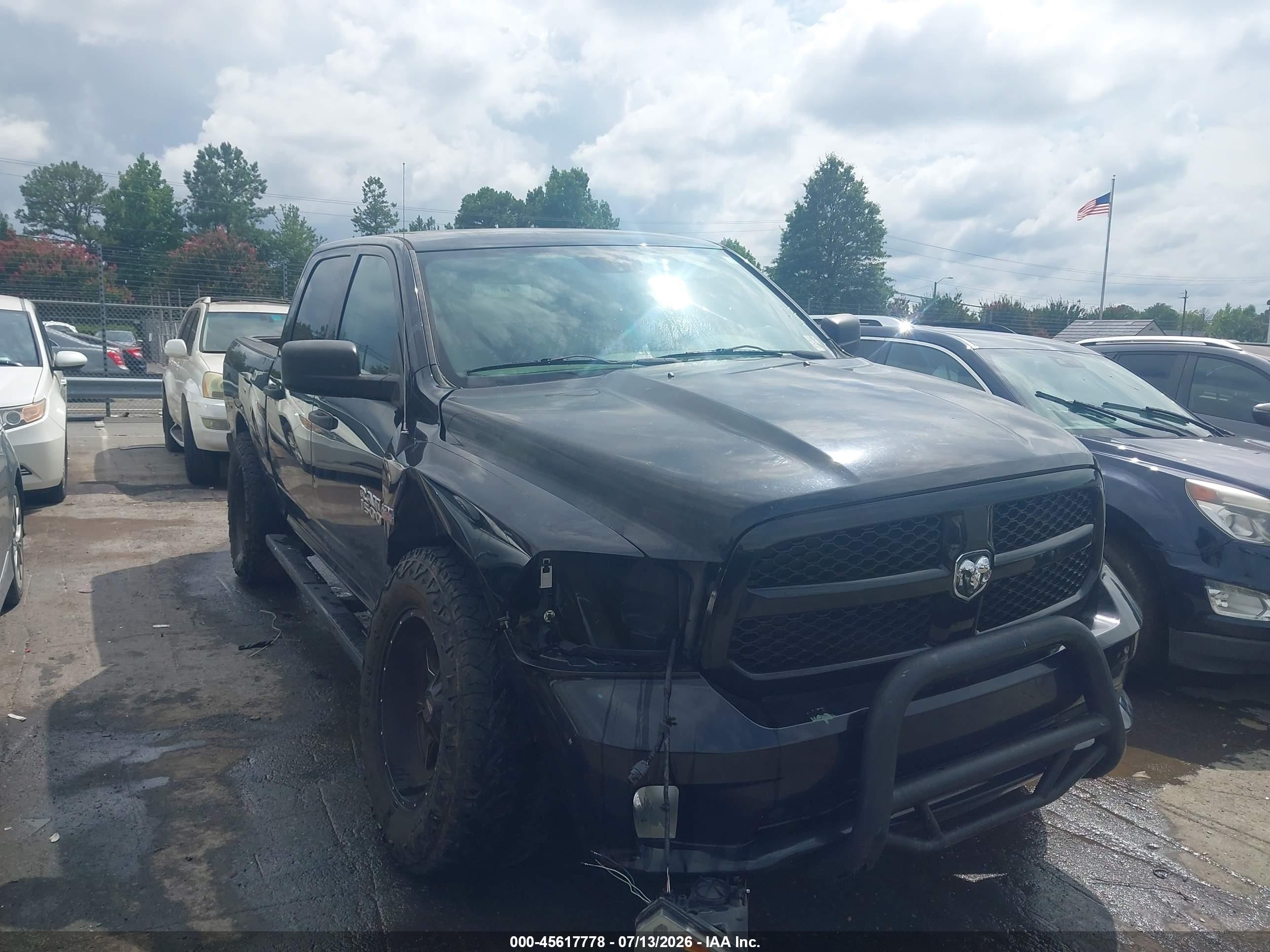 2015 Ram 1500 Express Black vin: 1C6RR6KT9FS582482