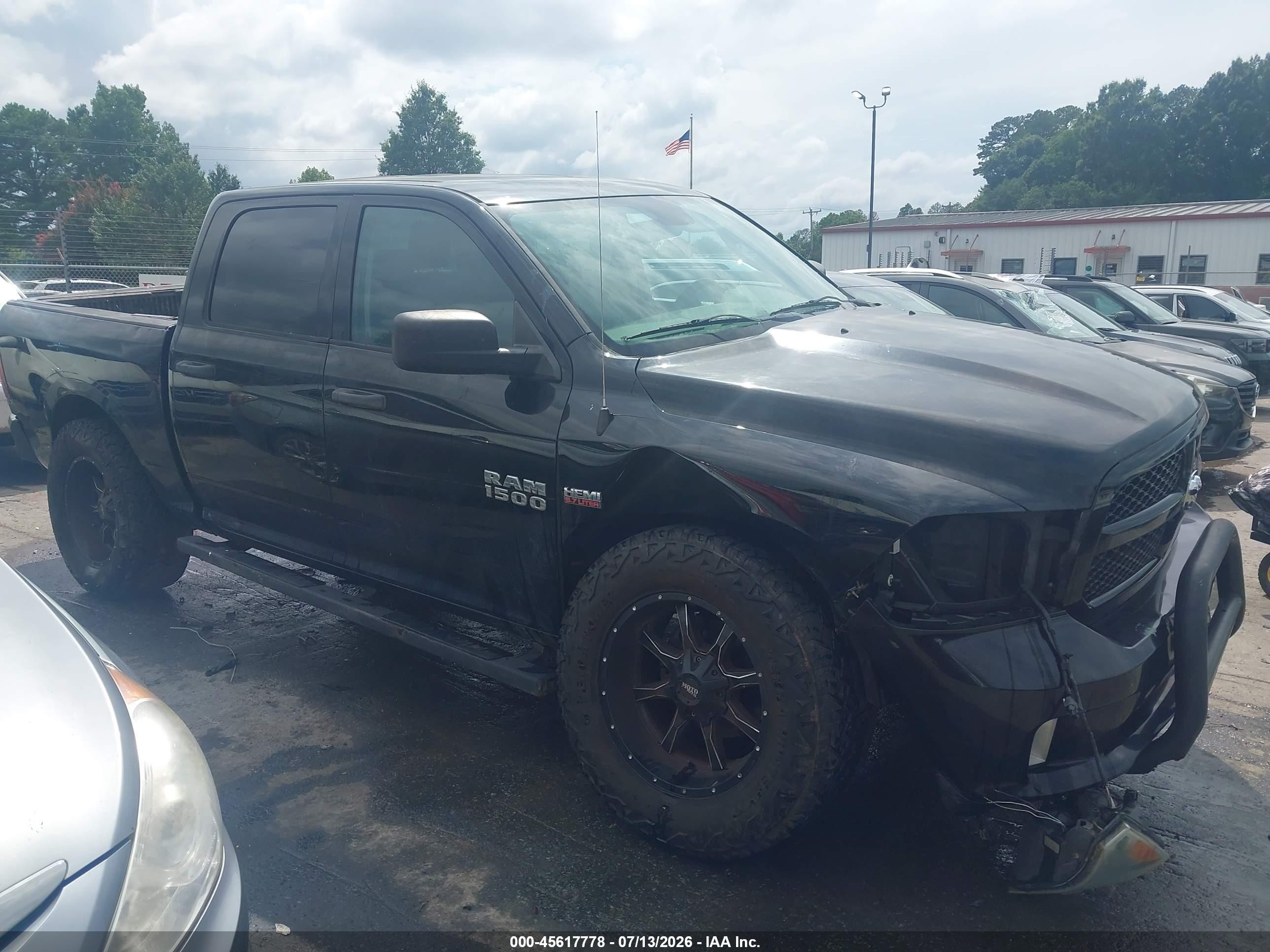 2015 Ram 1500 Express Black vin: 1C6RR6KT9FS582482
