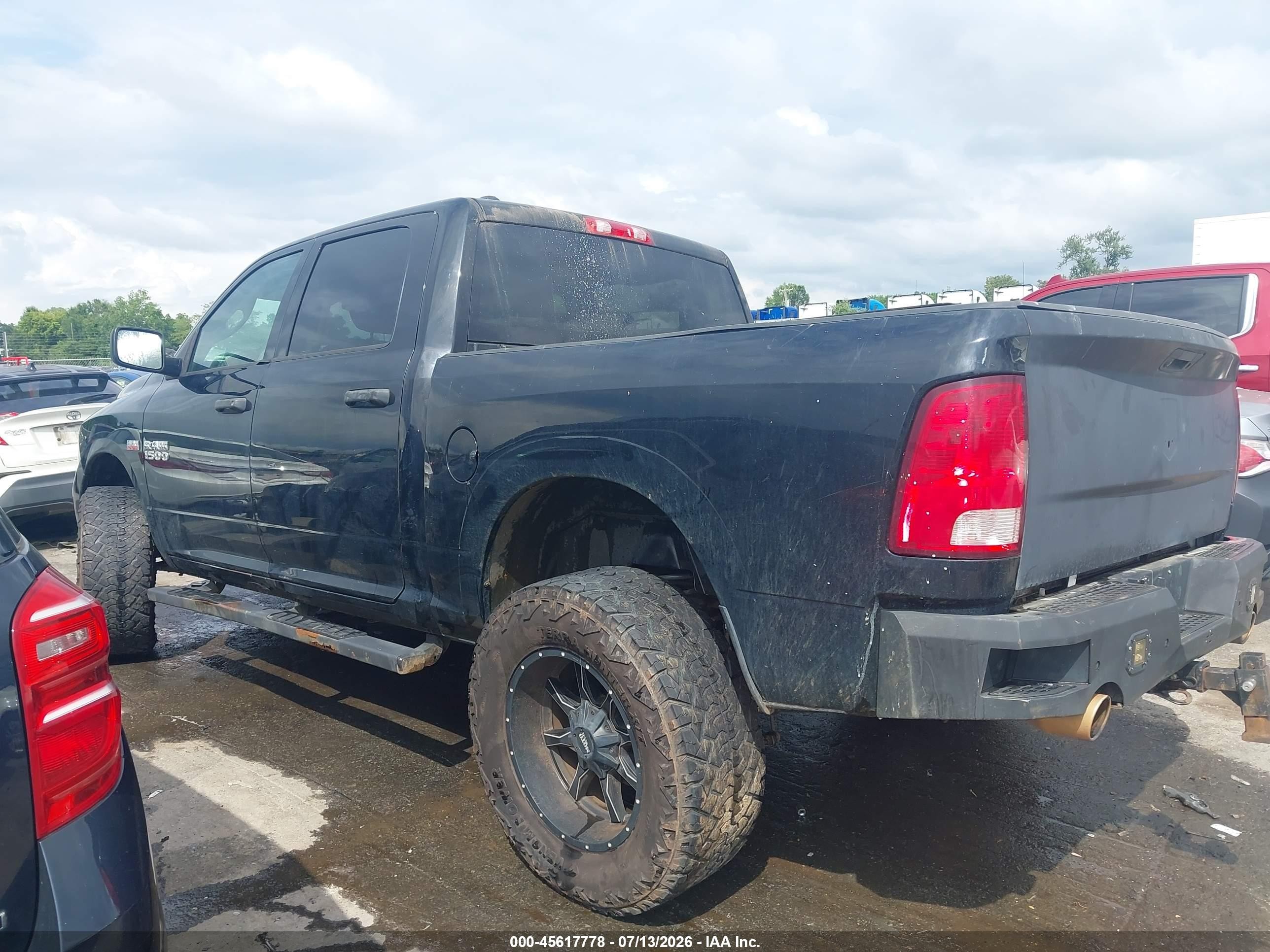 2015 Ram 1500 Express Black vin: 1C6RR6KT9FS582482