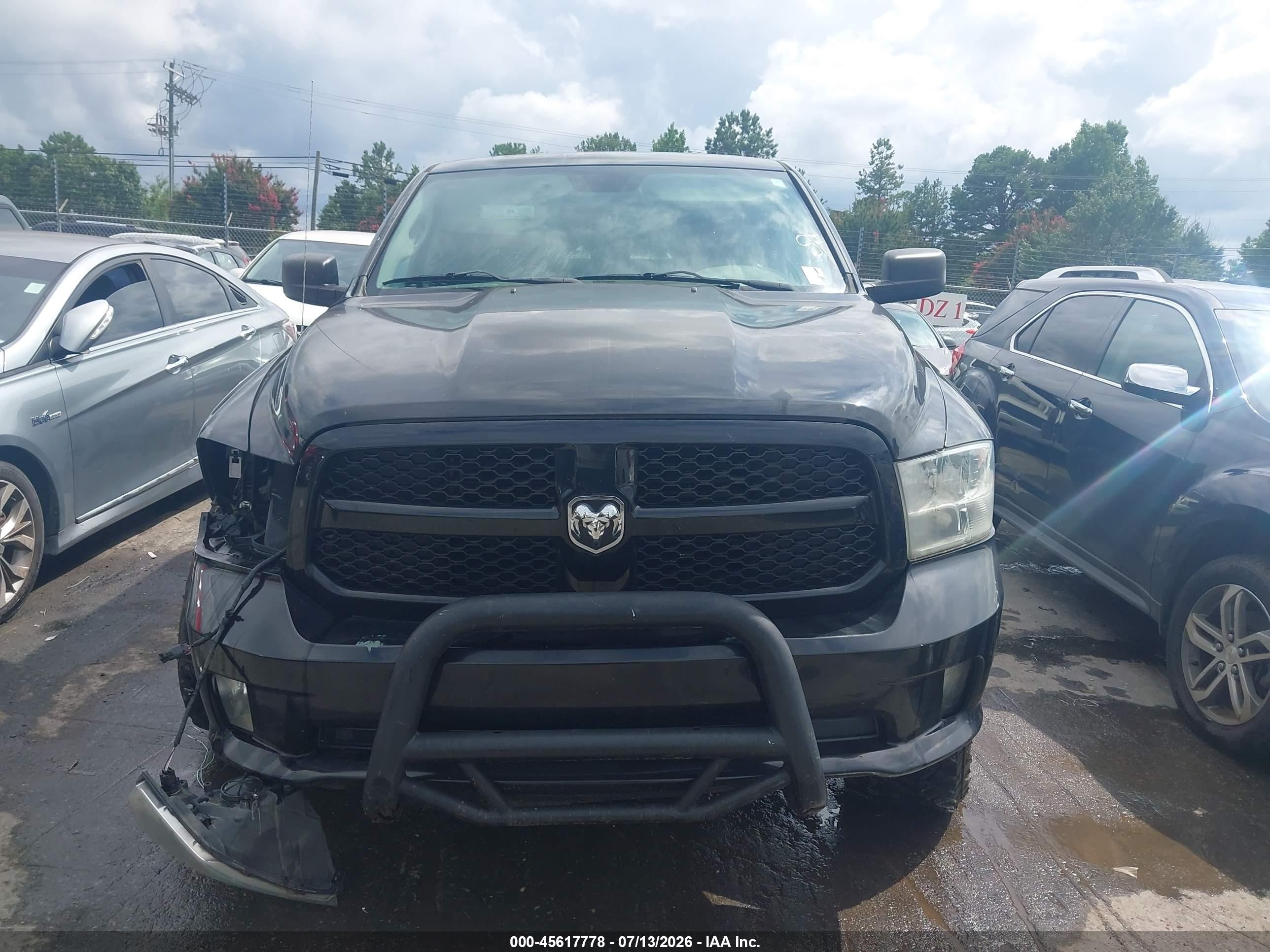 2015 Ram 1500 Express Black vin: 1C6RR6KT9FS582482