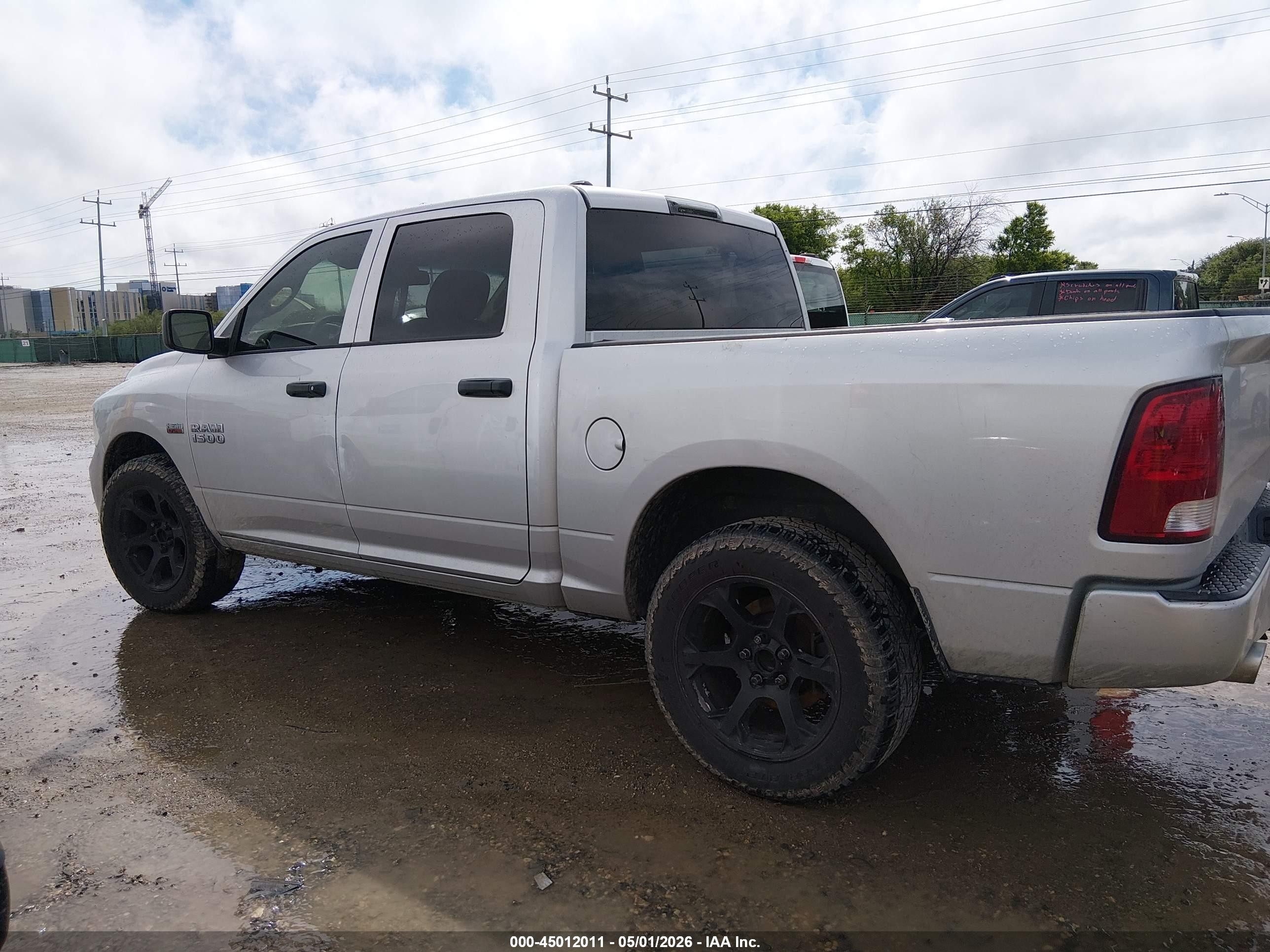 2015 Ram 1500 Express Silver vin: 1C6RR6KT9FS668830