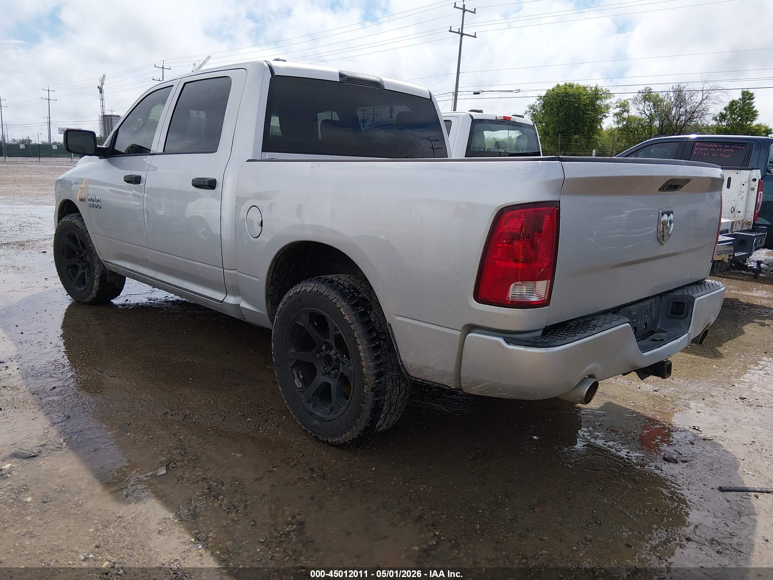 2015 Ram 1500 Express Silver vin: 1C6RR6KT9FS668830