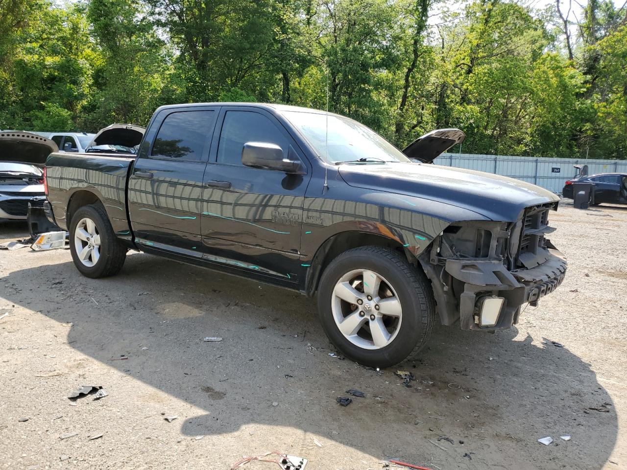 2015 Ram 1500 St Черный vin: 1C6RR6KTXFS629311