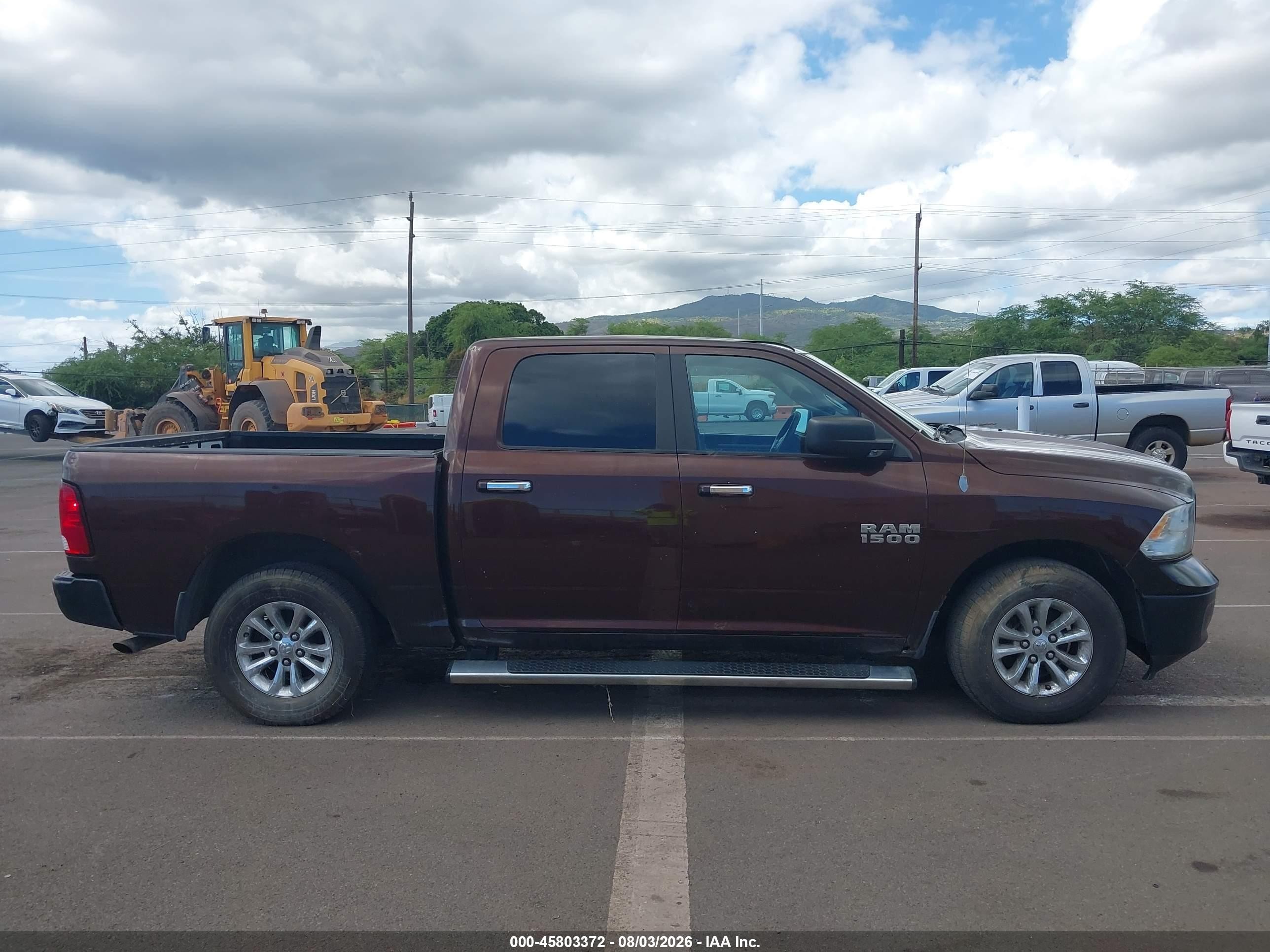2013 Ram 1500 Slt Maroon vin: 1C6RR6LG1DS637392