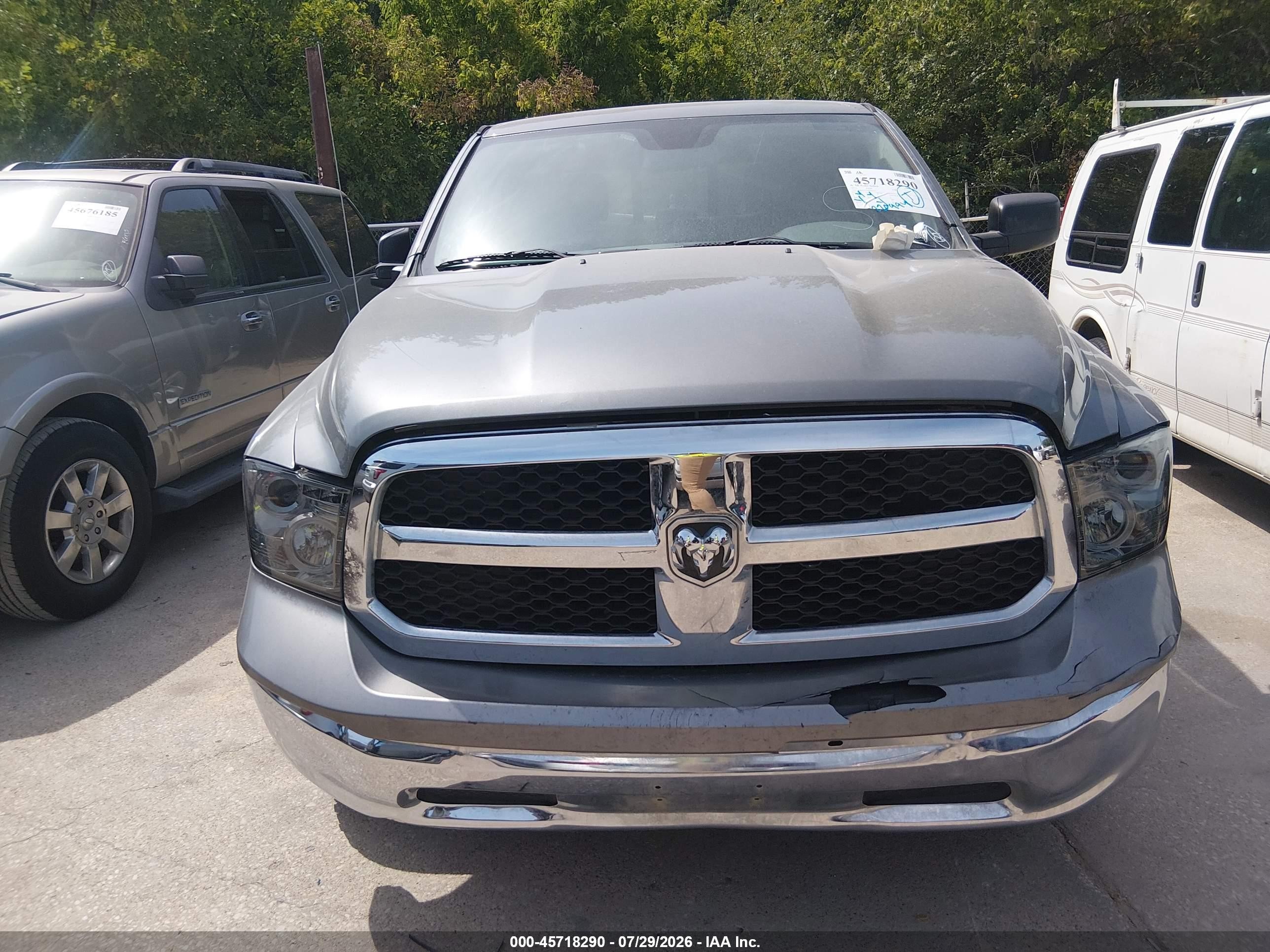 2013 Ram 1500 Slt Gray vin: 1C6RR6LG2DS562072