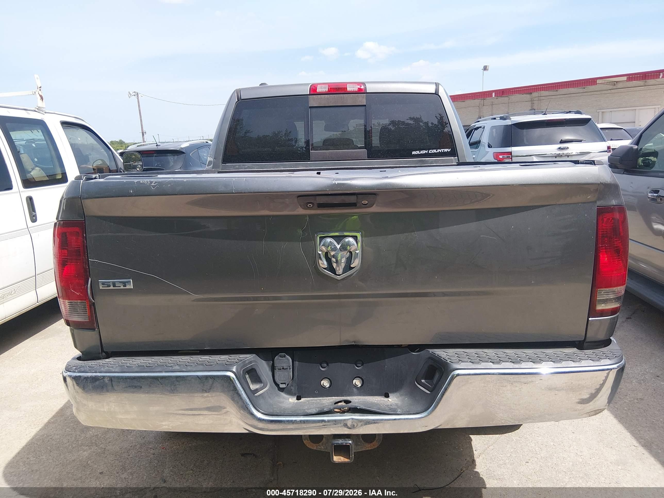 2013 Ram 1500 Slt Gray vin: 1C6RR6LG2DS562072