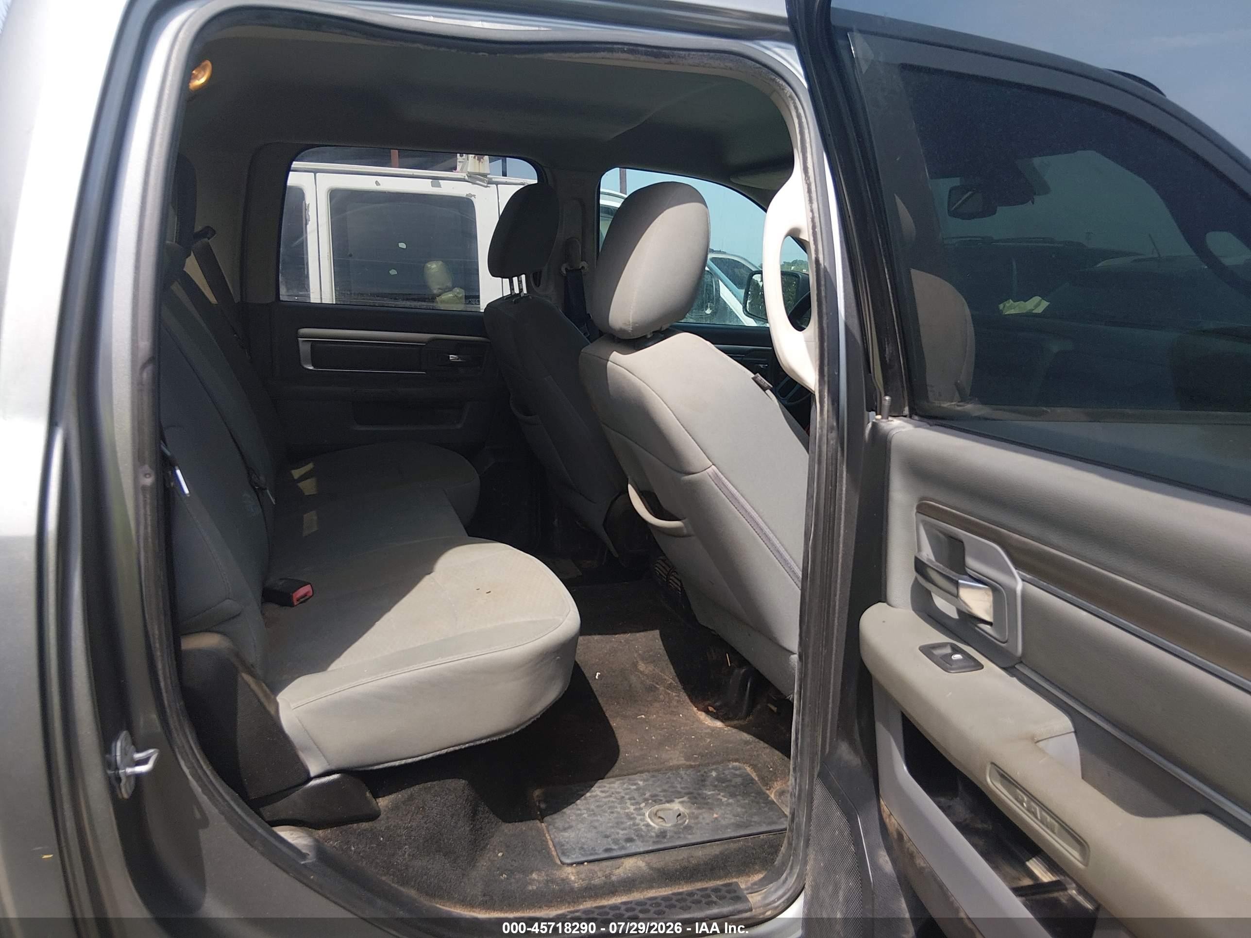 2013 Ram 1500 Slt Gray vin: 1C6RR6LG2DS562072
