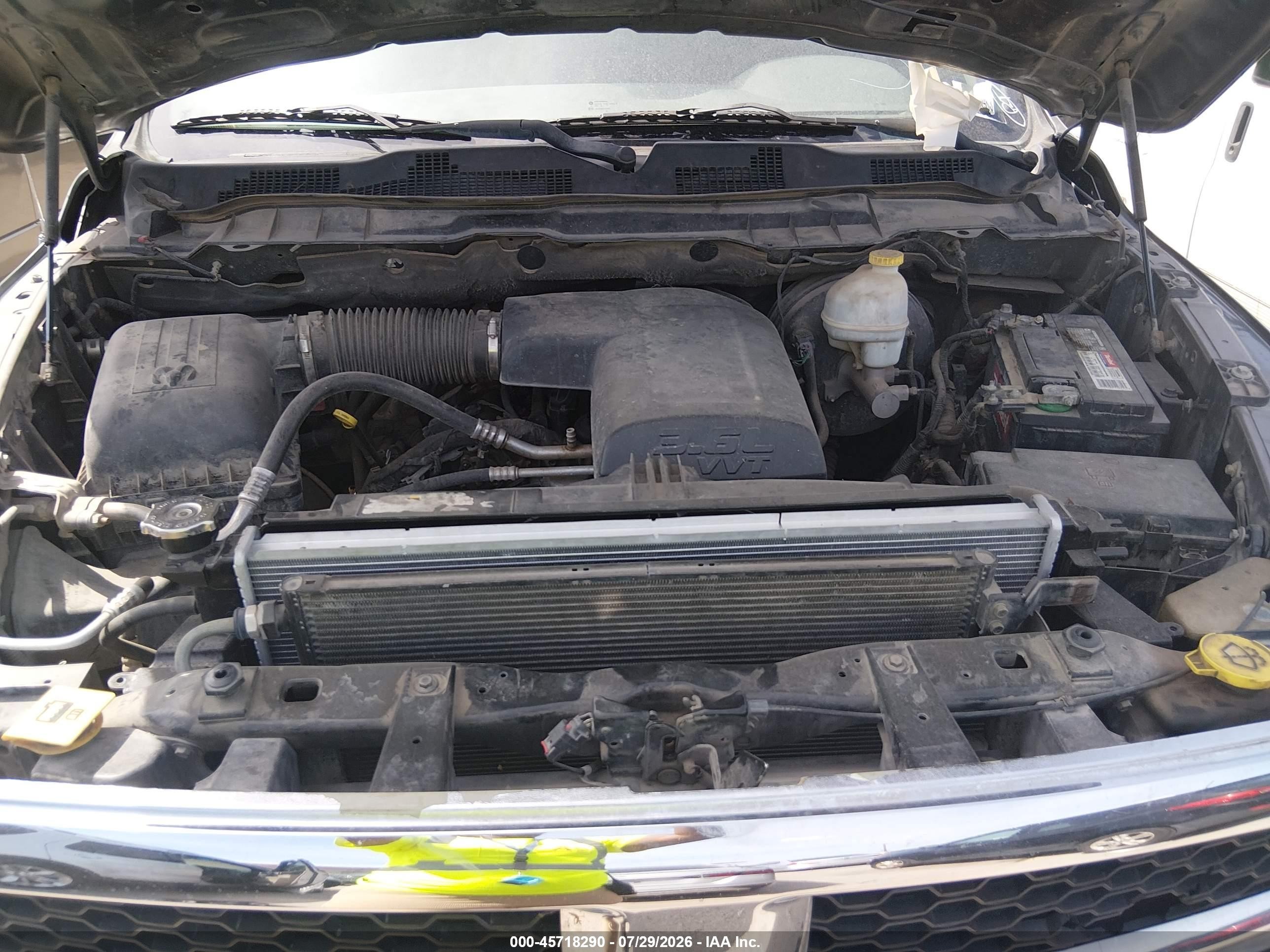 2013 Ram 1500 Slt Gray vin: 1C6RR6LG2DS562072