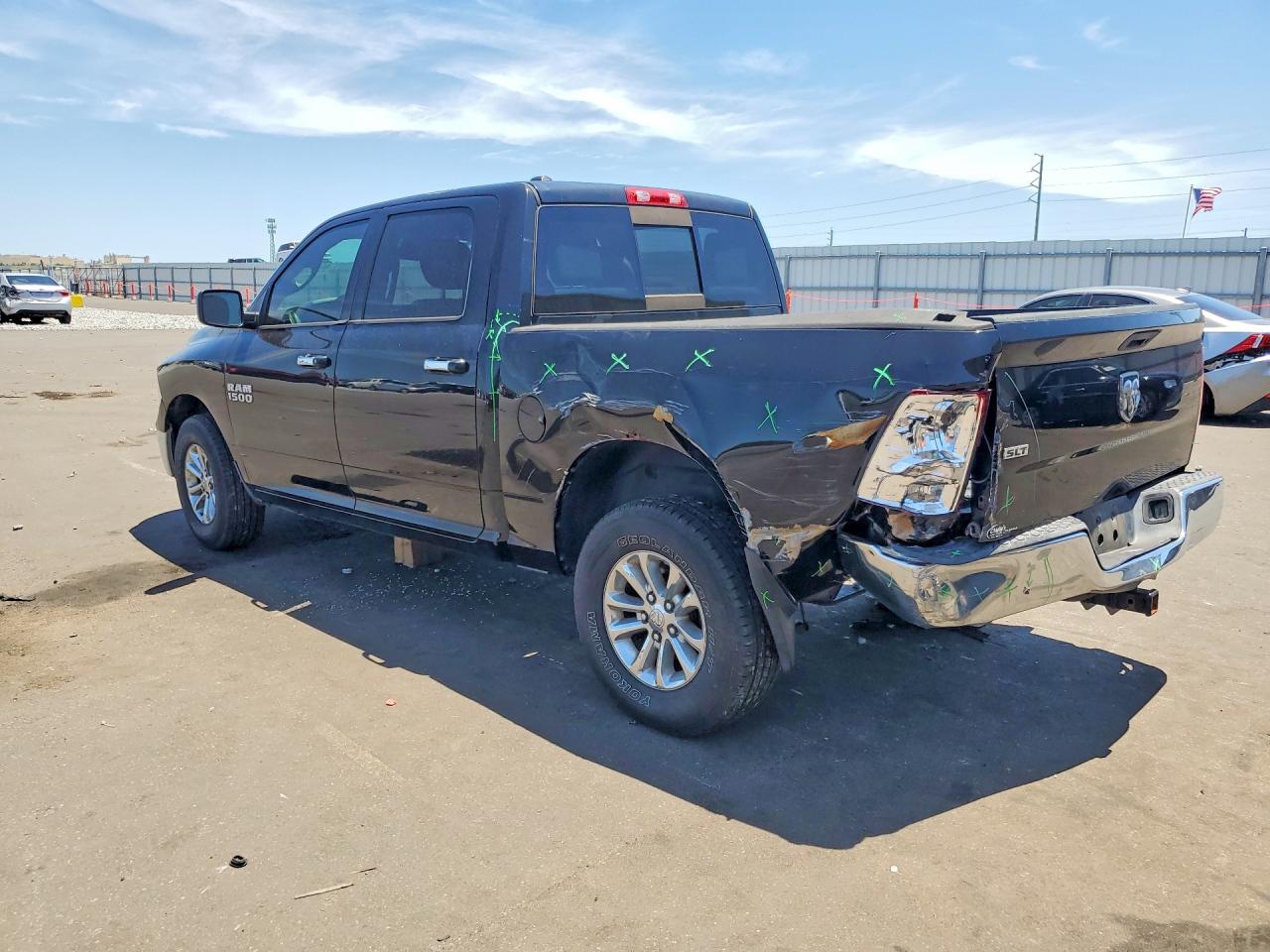 2014 Ram 1500 Slt Black vin: 1C6RR6LG2ES113802