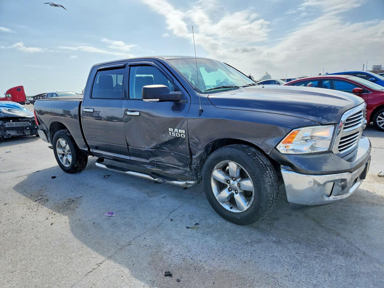 2015 Ram 1500 Slt Gray vin: 1C6RR6LG4FS608424
