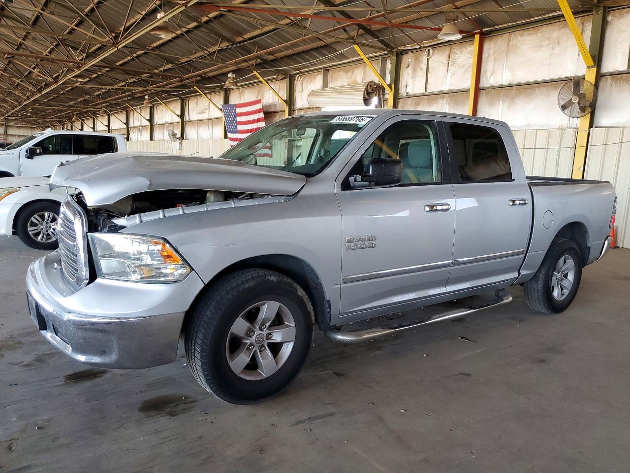 2013 Ram 1500 Slt Silver vin: 1C6RR6LG6DS607417