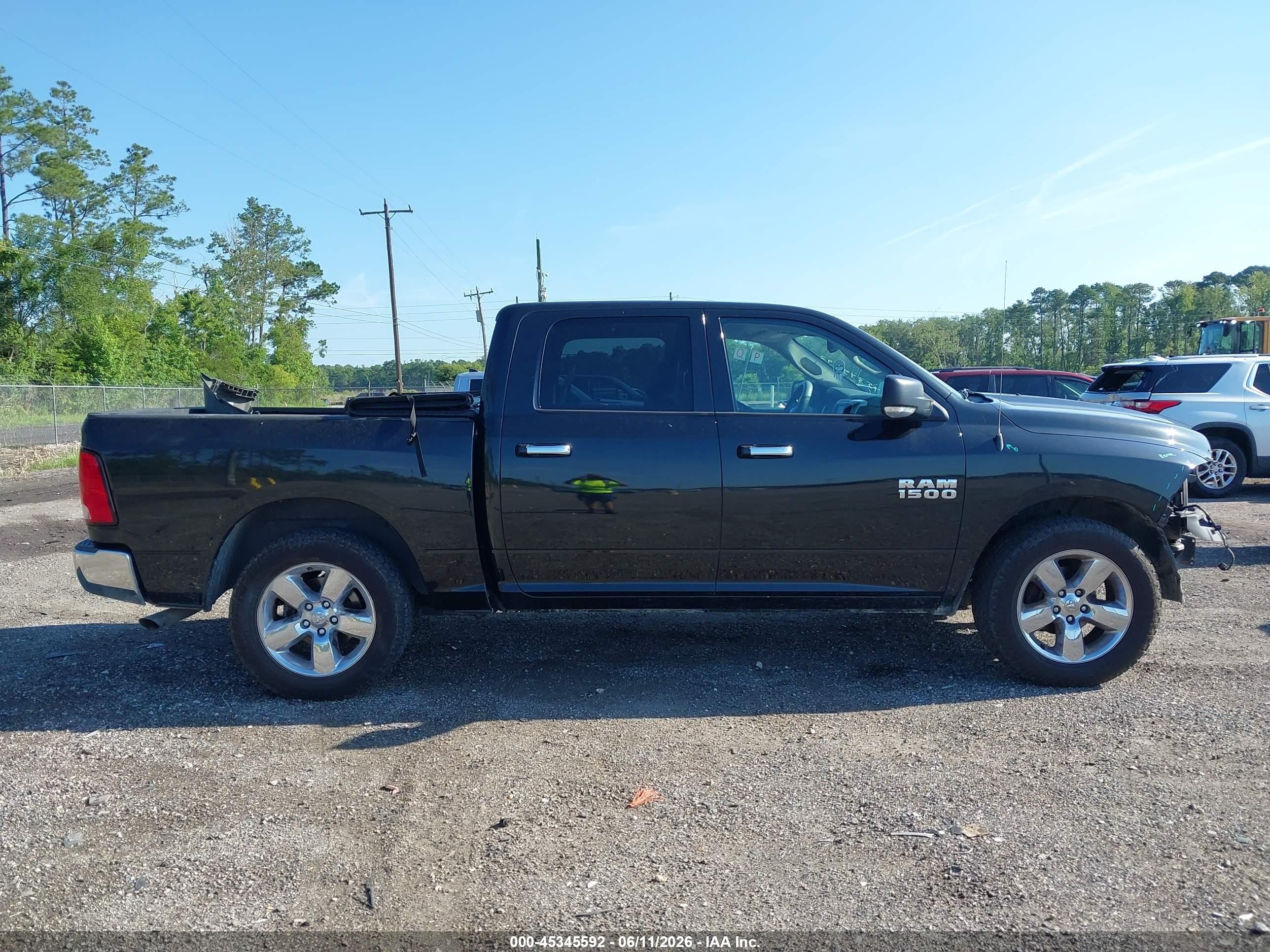 2016 Ram 1500 Big Horn Black vin: 1C6RR6LG6GS100408