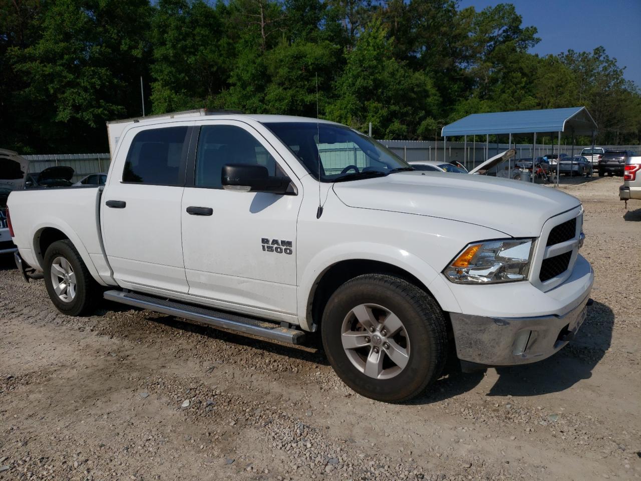2015 Ram 1500 Slt White vin: 1C6RR6LG7FS612905
