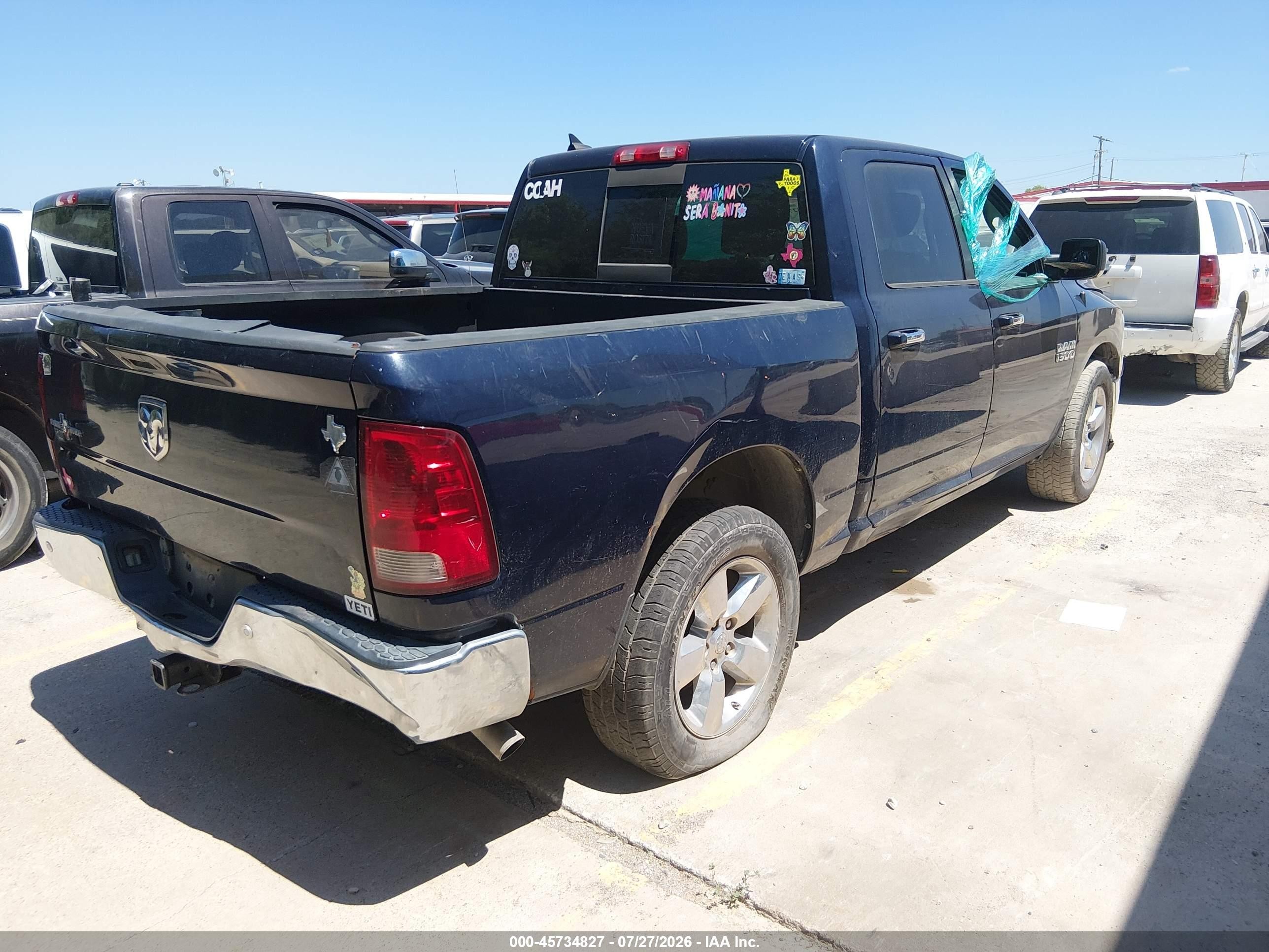 2014 Ram 1500 Lone Star Blue vin: 1C6RR6LG8ES311364