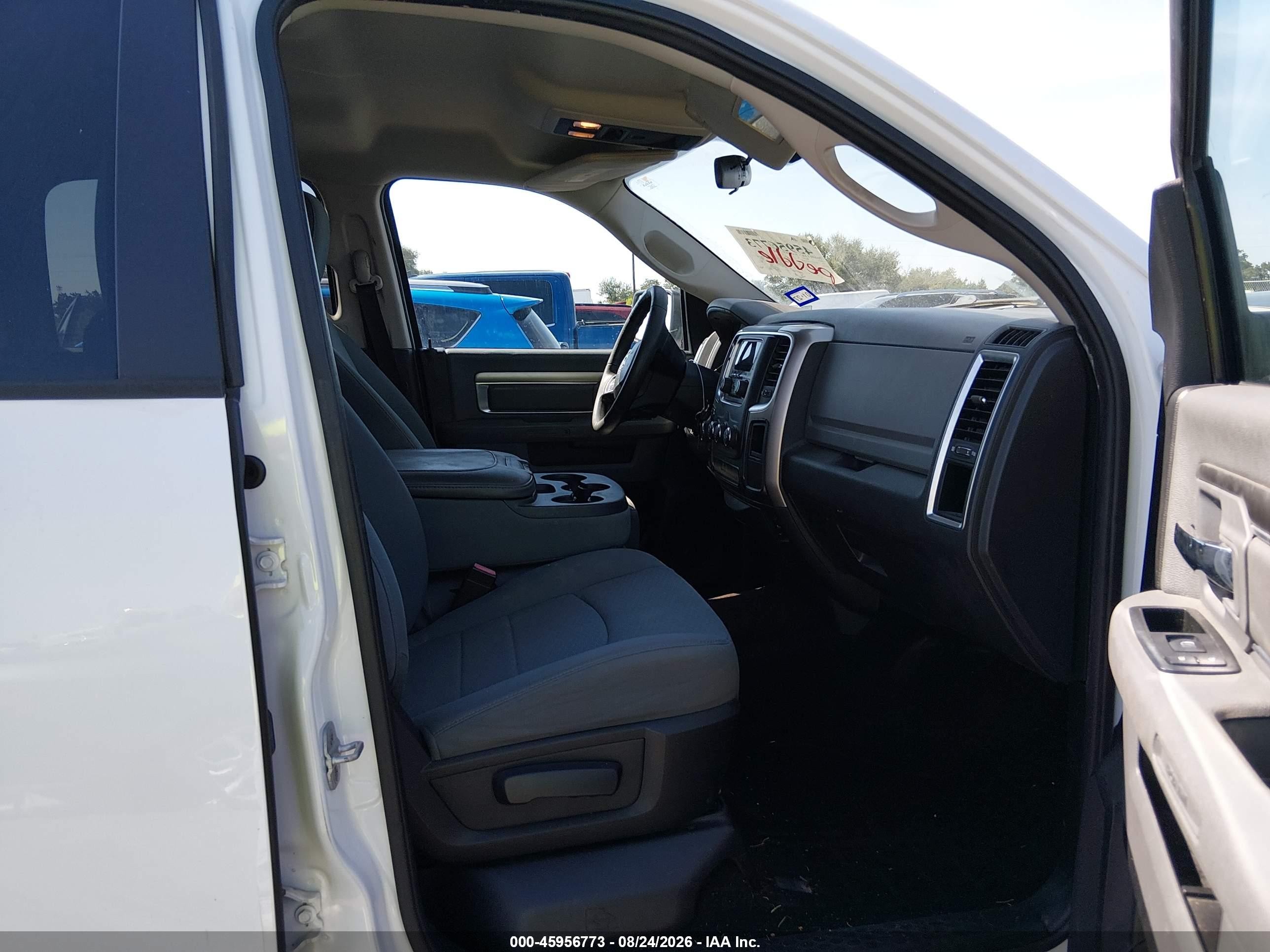 2013 Ram 1500 Slt White vin: 1C6RR6LG9DS574235