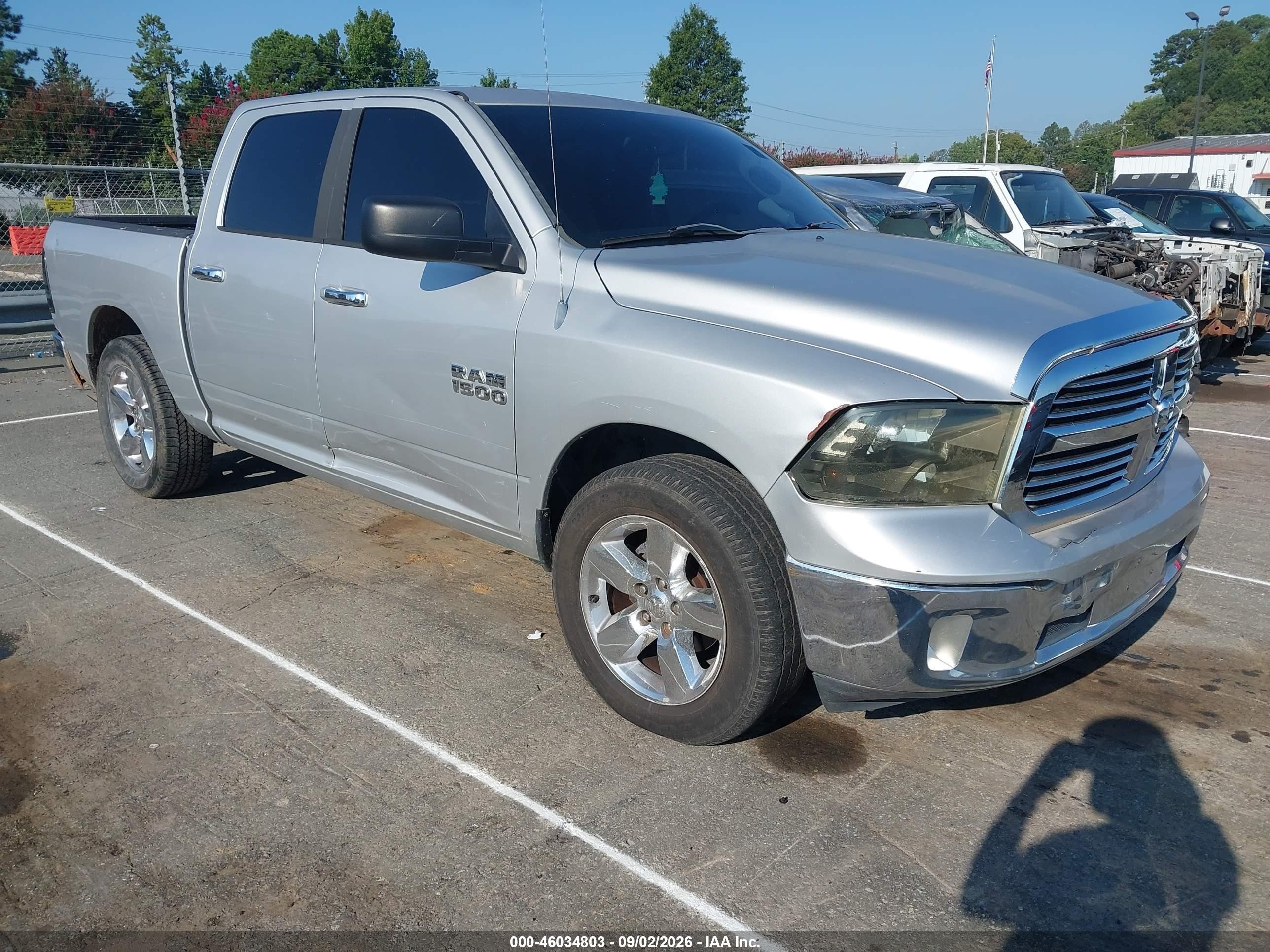 2013 Ram 1500 Slt Silver vin: 1C6RR6LG9DS712520