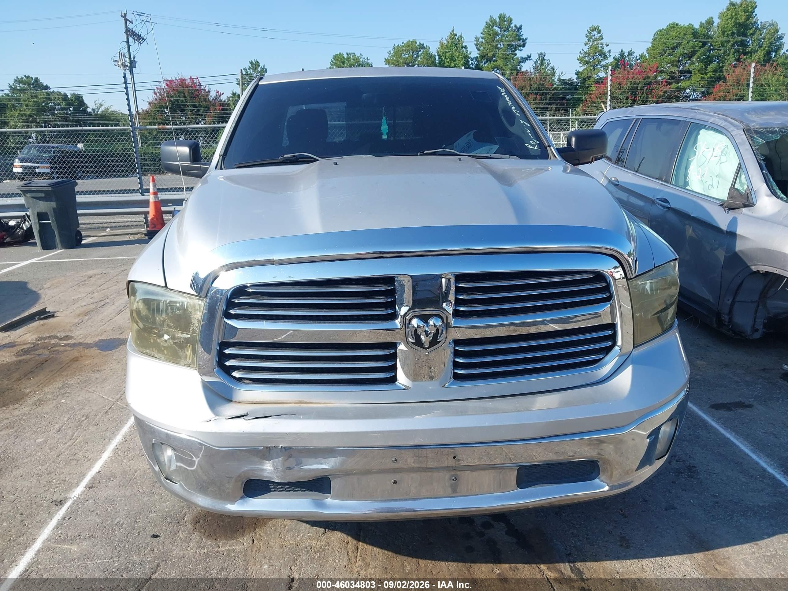 2013 Ram 1500 Slt Silver vin: 1C6RR6LG9DS712520