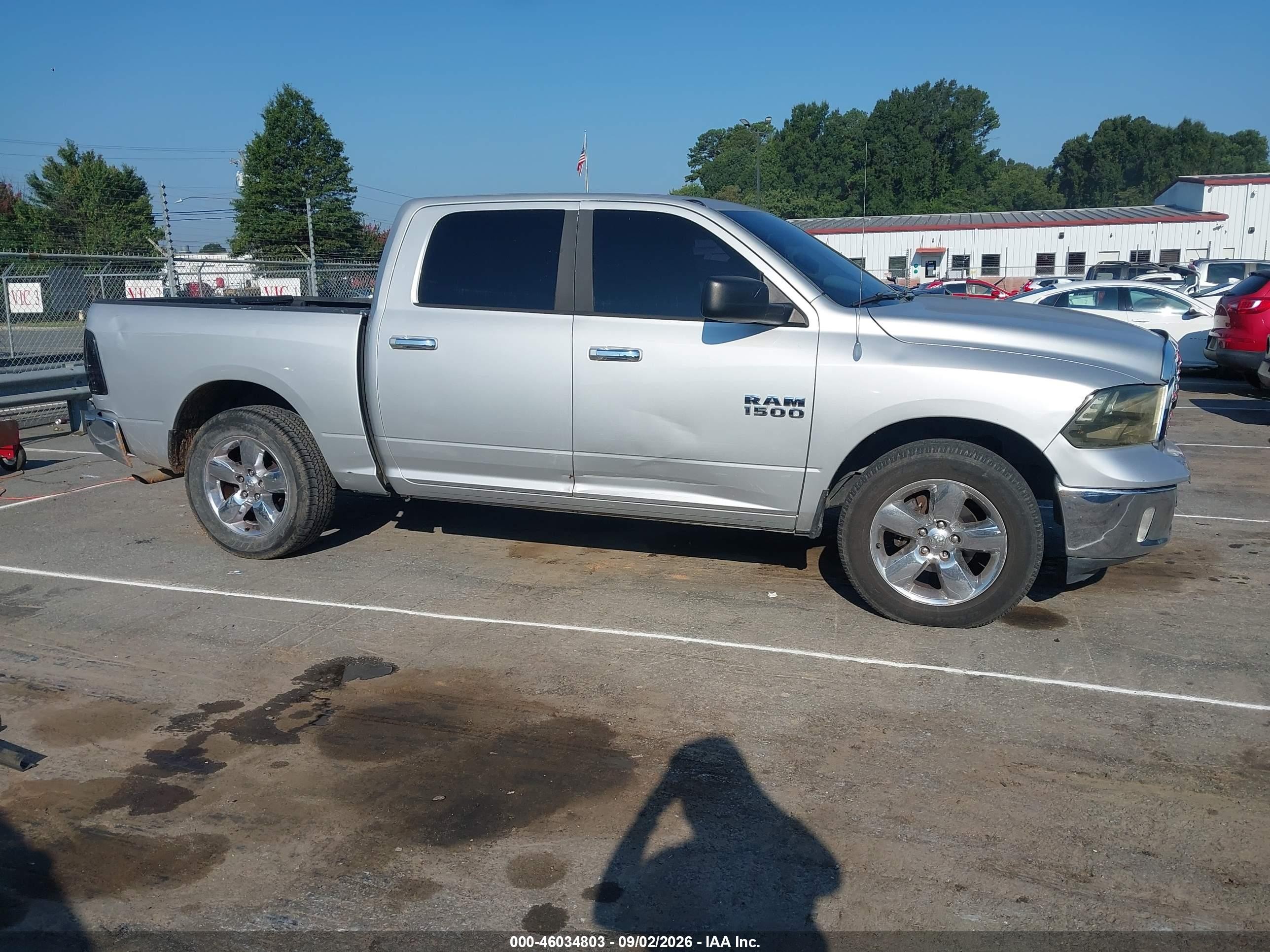 2013 Ram 1500 Slt Silver vin: 1C6RR6LG9DS712520