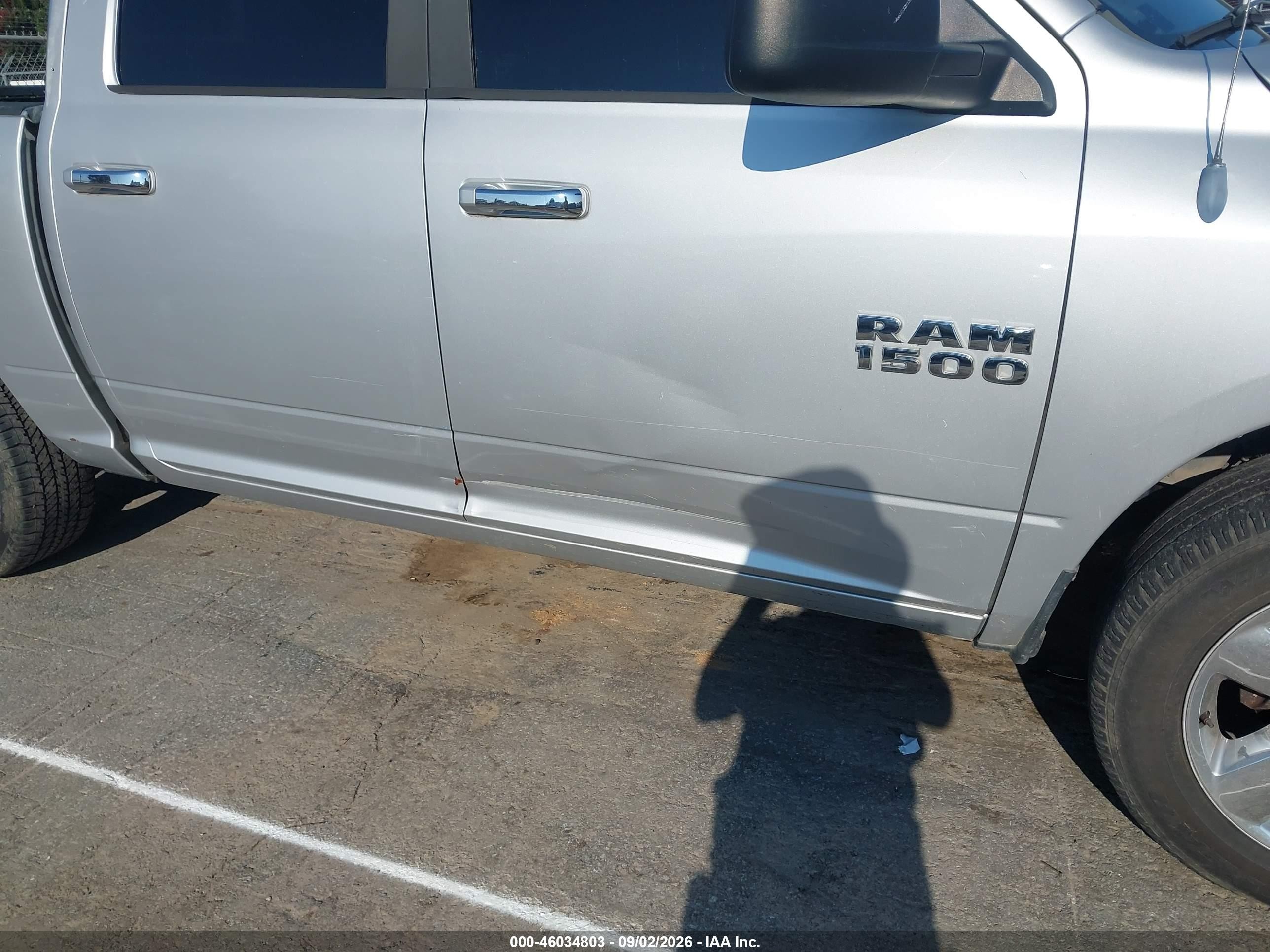 2013 Ram 1500 Slt Silver vin: 1C6RR6LG9DS712520