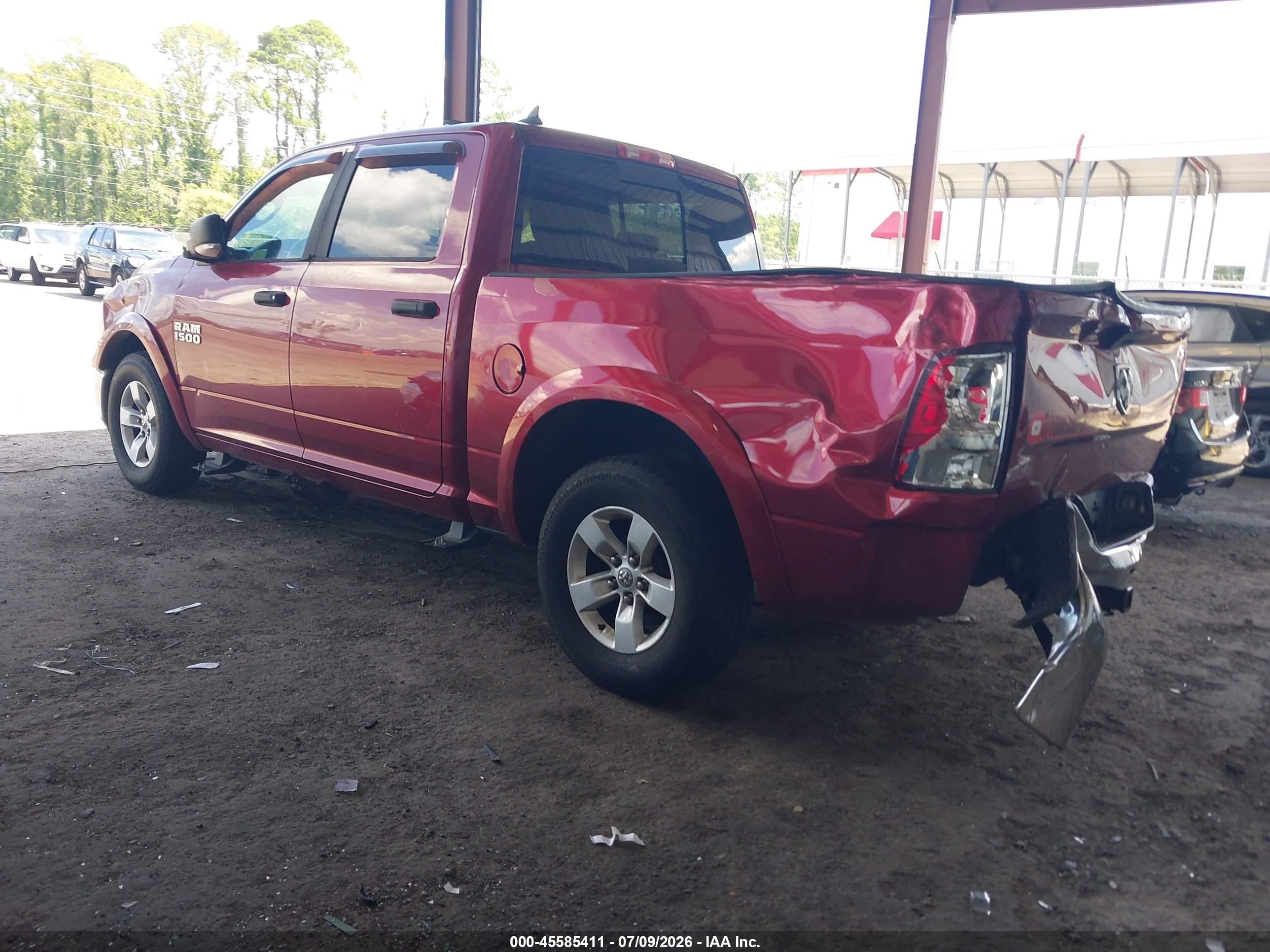 2014 Ram 1500 Outdoorsman Red vin: 1C6RR6LG9ES144724